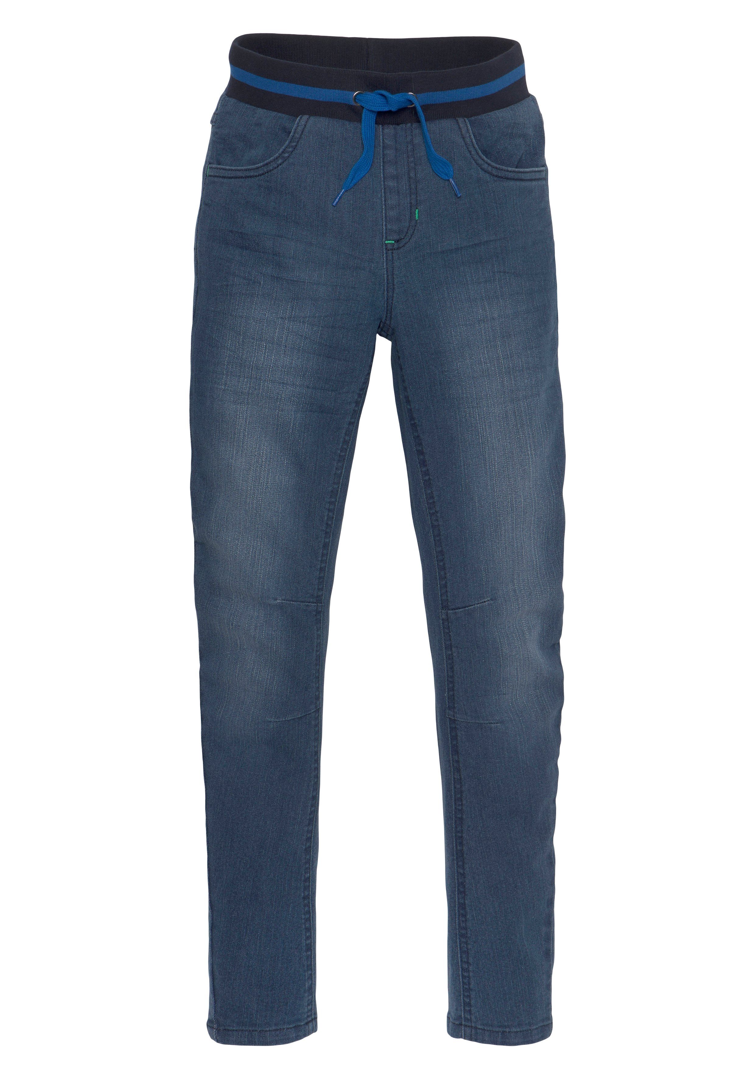 Schlupfjeans, Stretch-Jeans mit schmalem Bein für Jungen