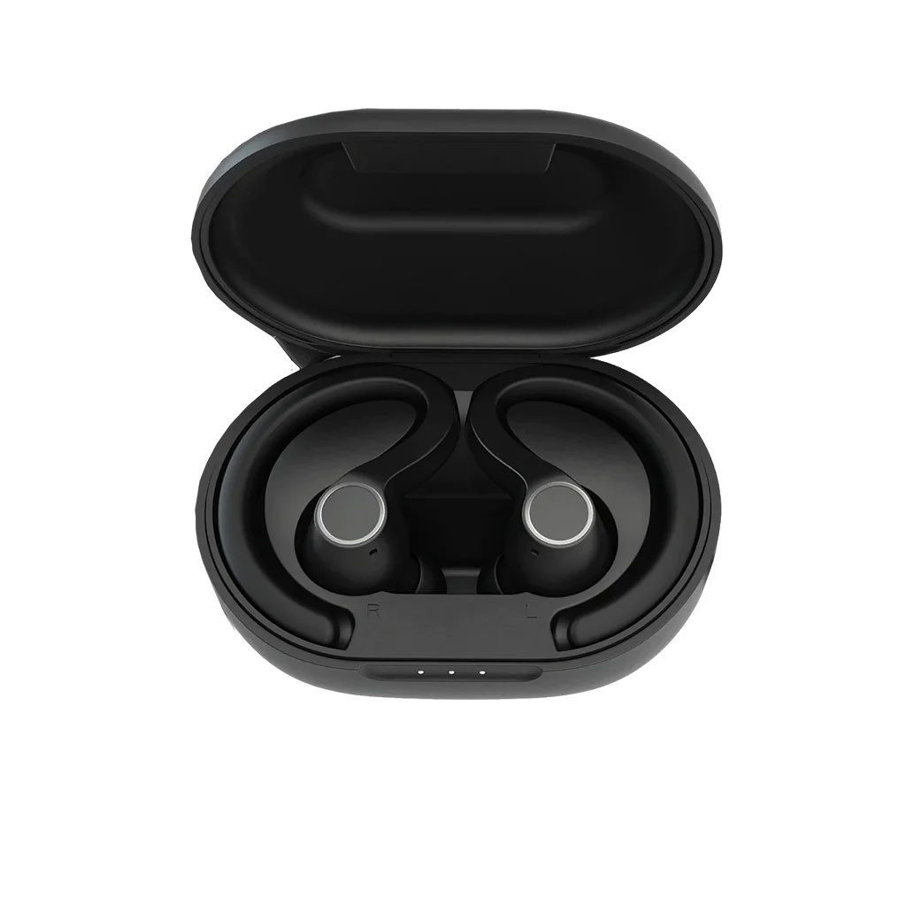 SonidoLab Sensory Sport In-Ear-Kopfhörer (40+ Stunden Wiedergabe, True Wireless, Dual Connect, Umgebungsgeräuschmodus, schweiß- und wasserfest, kabellose Ladetasche, 40+ Stunden Wiedergabe, True Wireless, Dual Connect)