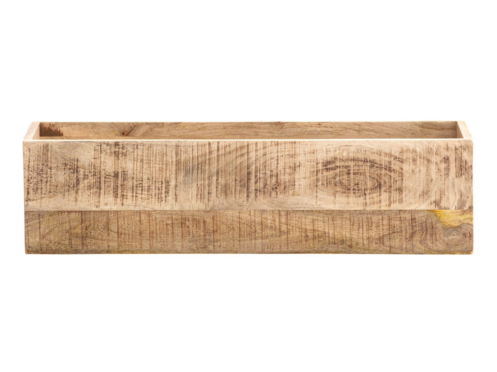 massivum Wanddekoobjekt Blumenkasten 2er Set Massivholz Mango (1 St)