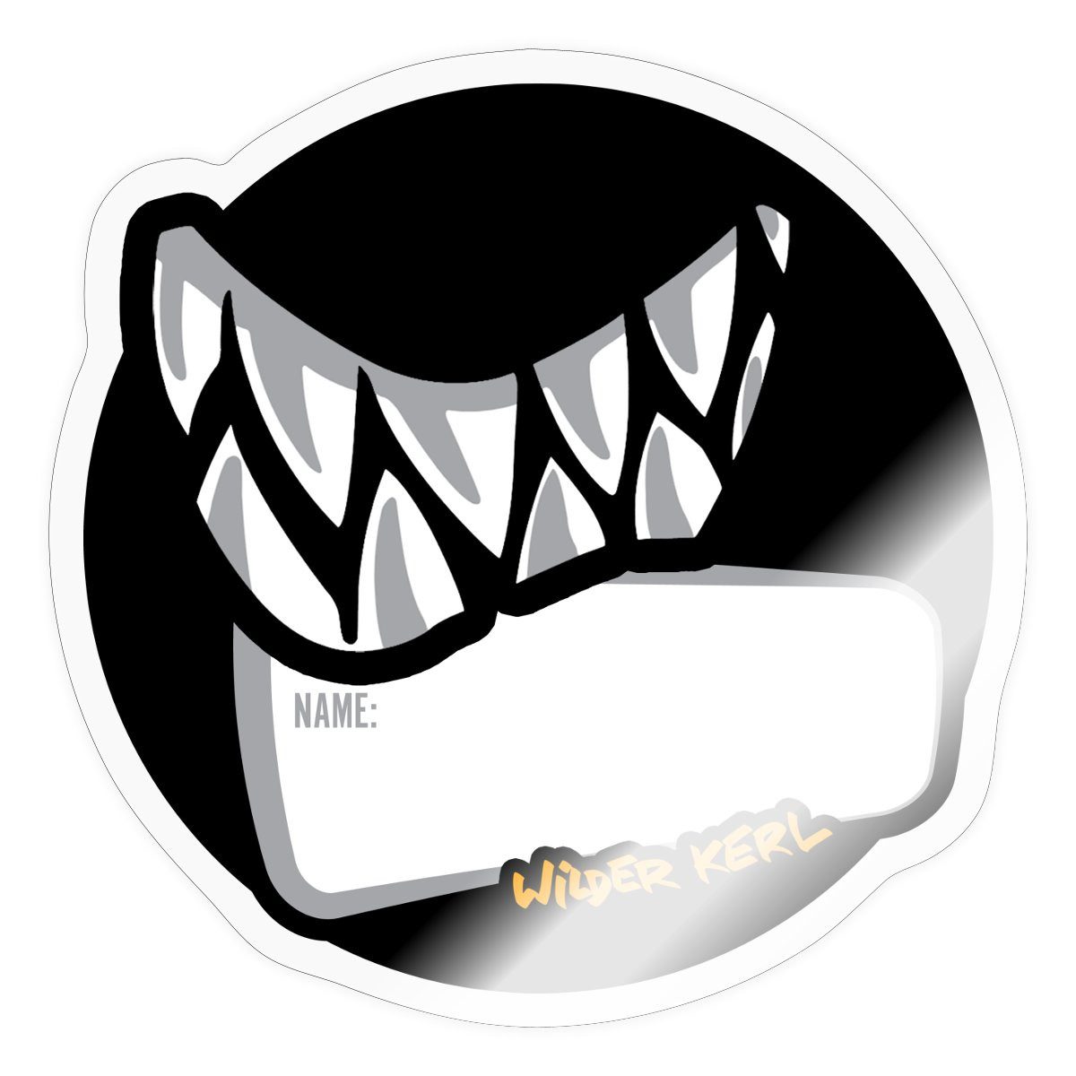 Spreadshirt Aufkleber Die Wilden Kerle Namenssticker Grins Sticker Aufkleber