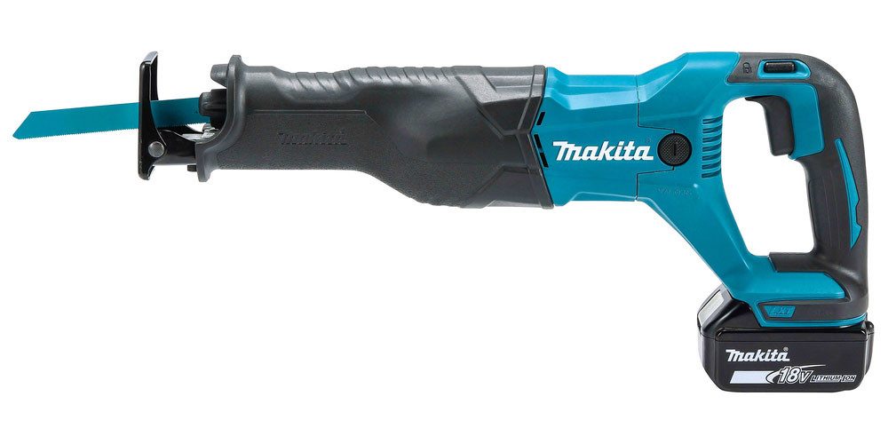 Makita Akku-Reciprosäge »DJR186RT« 18V, 0-2.800 min⁻¹, 32 mm, Inkl. 5Ah Akku und Ladegerät, Leistungsfähige solide Reciprosäge mit großer Hubhöhe