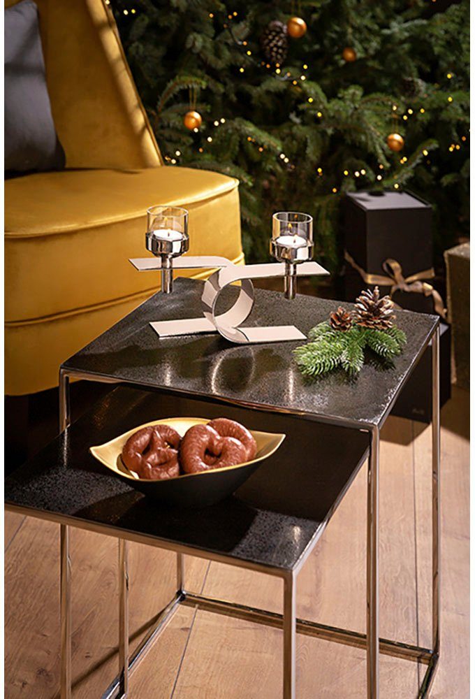 Fink Kerzenhalter PASSIONA (1 St), Teelichthalter mit Glaseinsatz, 2-flammi günstig online kaufen