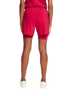 esprit sports Shorts Zweilagige Active-Shorts (1-tlg)