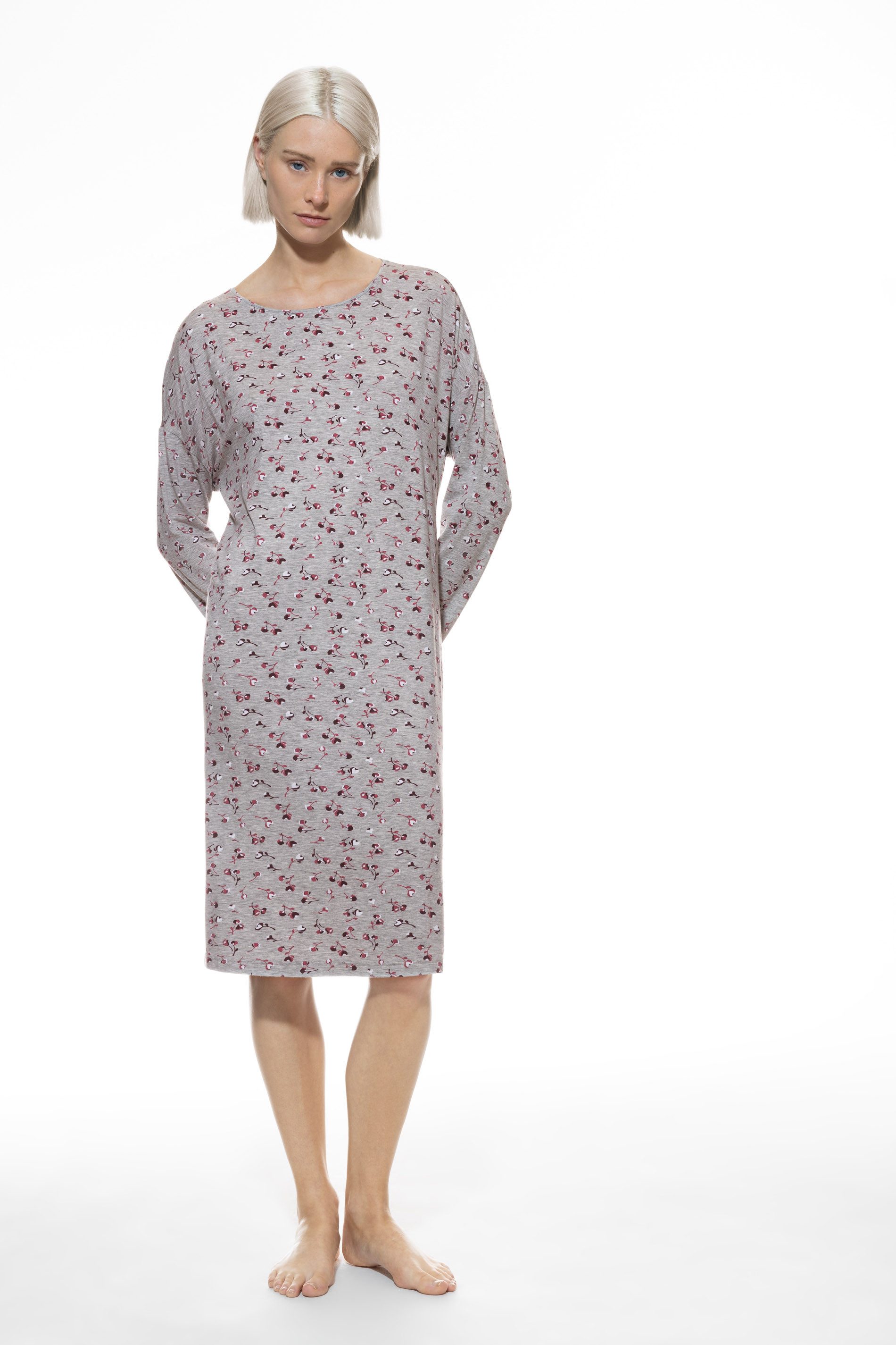 Mey Nachthemd Mey Nachthemd Langarm 1230020 Hellgrau Melange (1 Stück, 1-tl günstig online kaufen