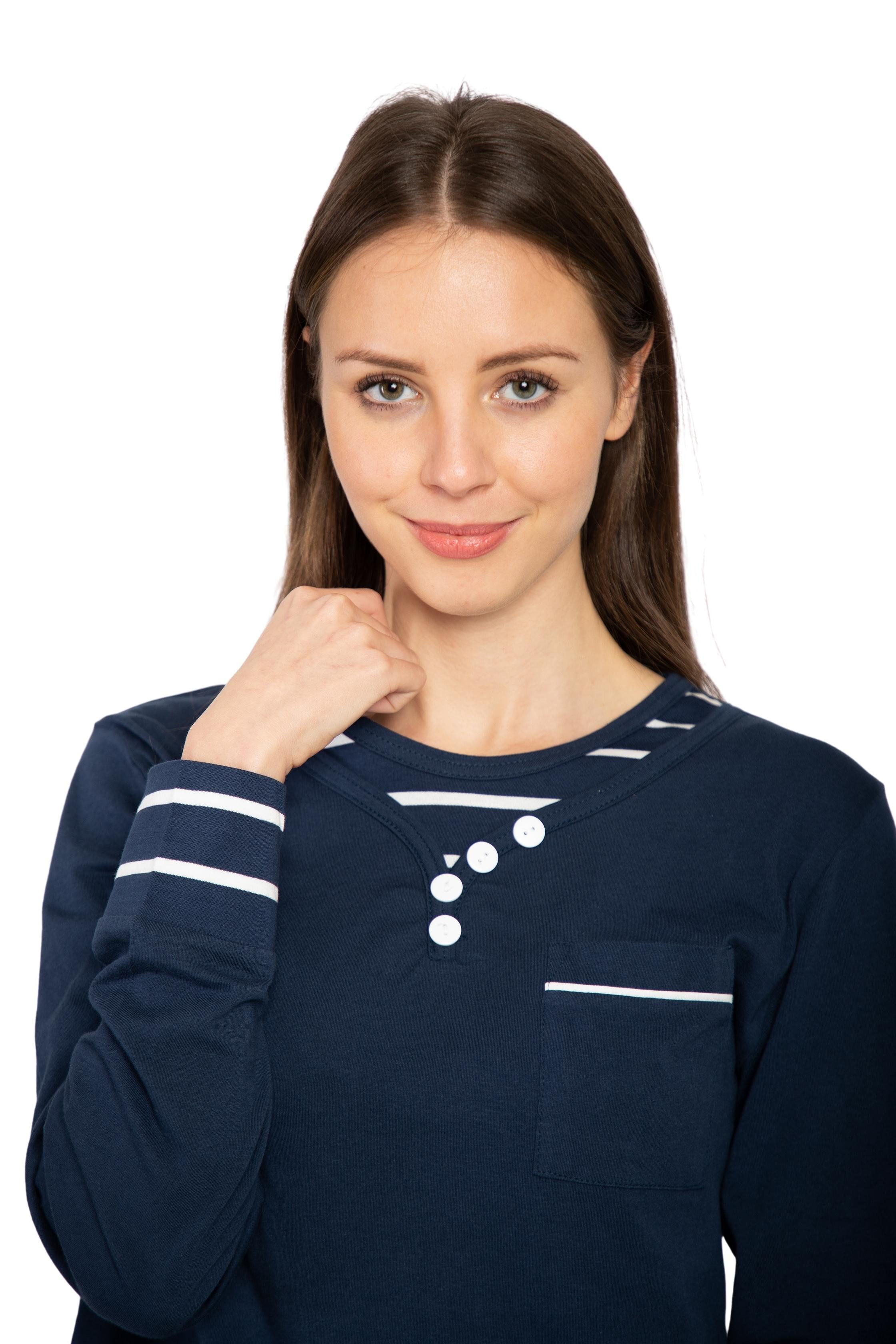 Consult-Tex Pyjama DW727 (Packung) Aus reiner Baumwolle-Jersey Qualität günstig online kaufen