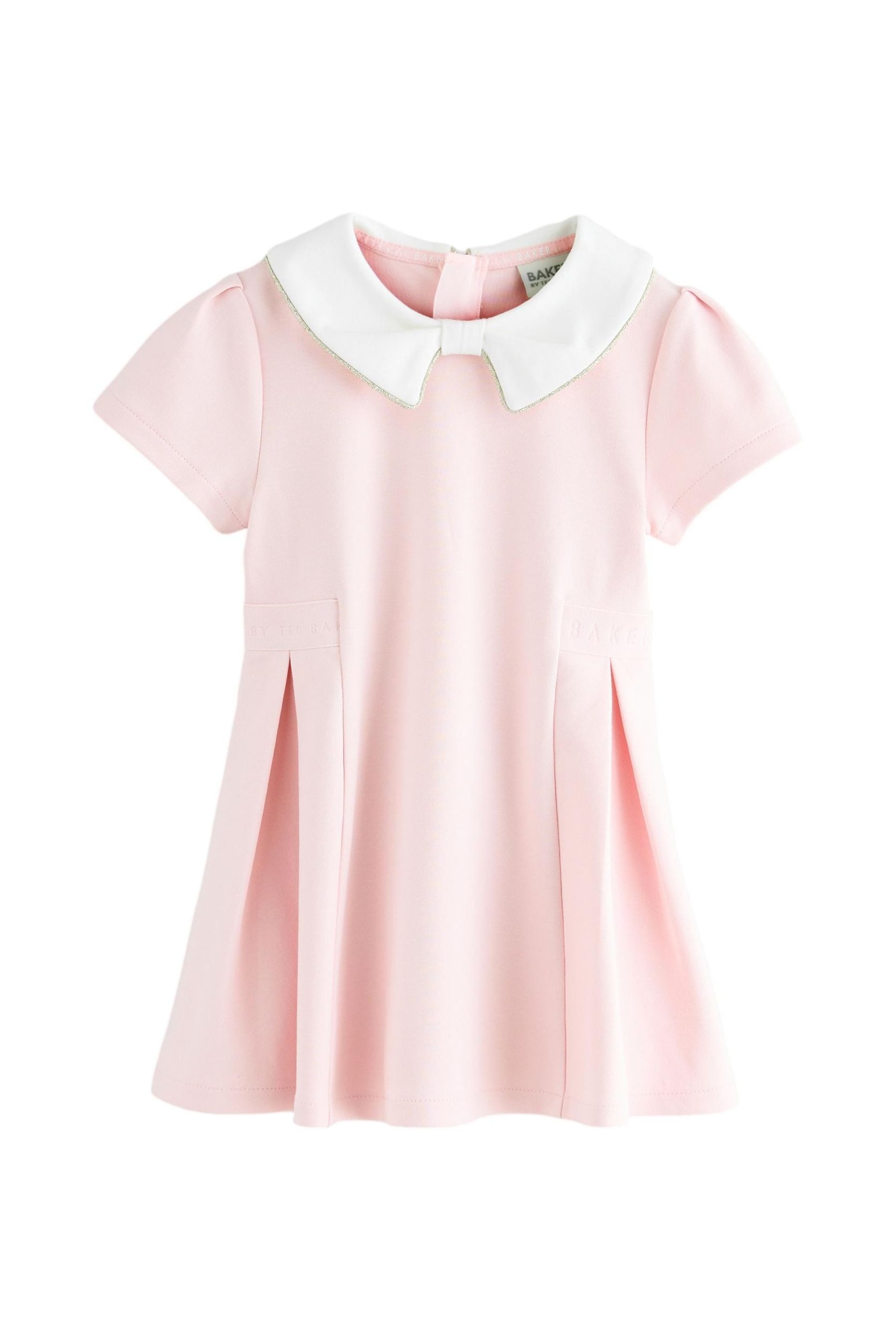 Baker by Ted Baker Sommerkleid Baker by Ted Baker Ponte-Kleid mit Schleifenkragen (1-tlg)