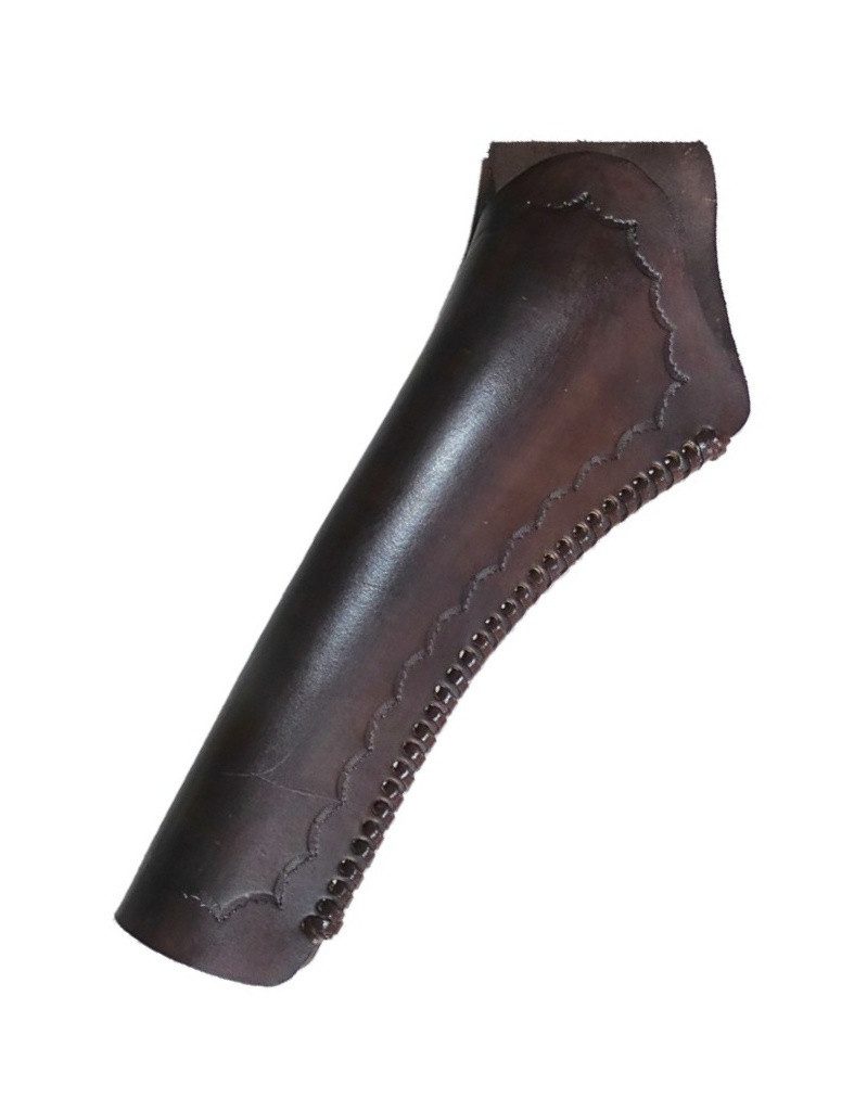 Westernlifestyle Gürteltasche Oldstyle Holstertasche aus Rindleder handgefertigt dunkelbraun