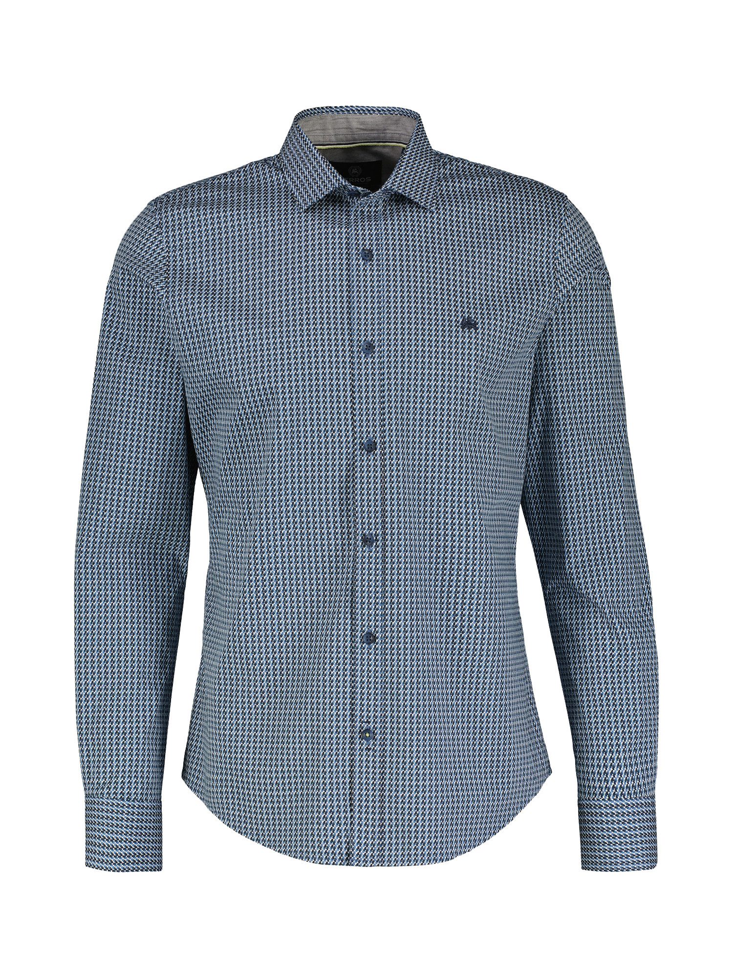 LERROS Langarmhemd Herren Langarmhemd in Poplin-Stretchqualität