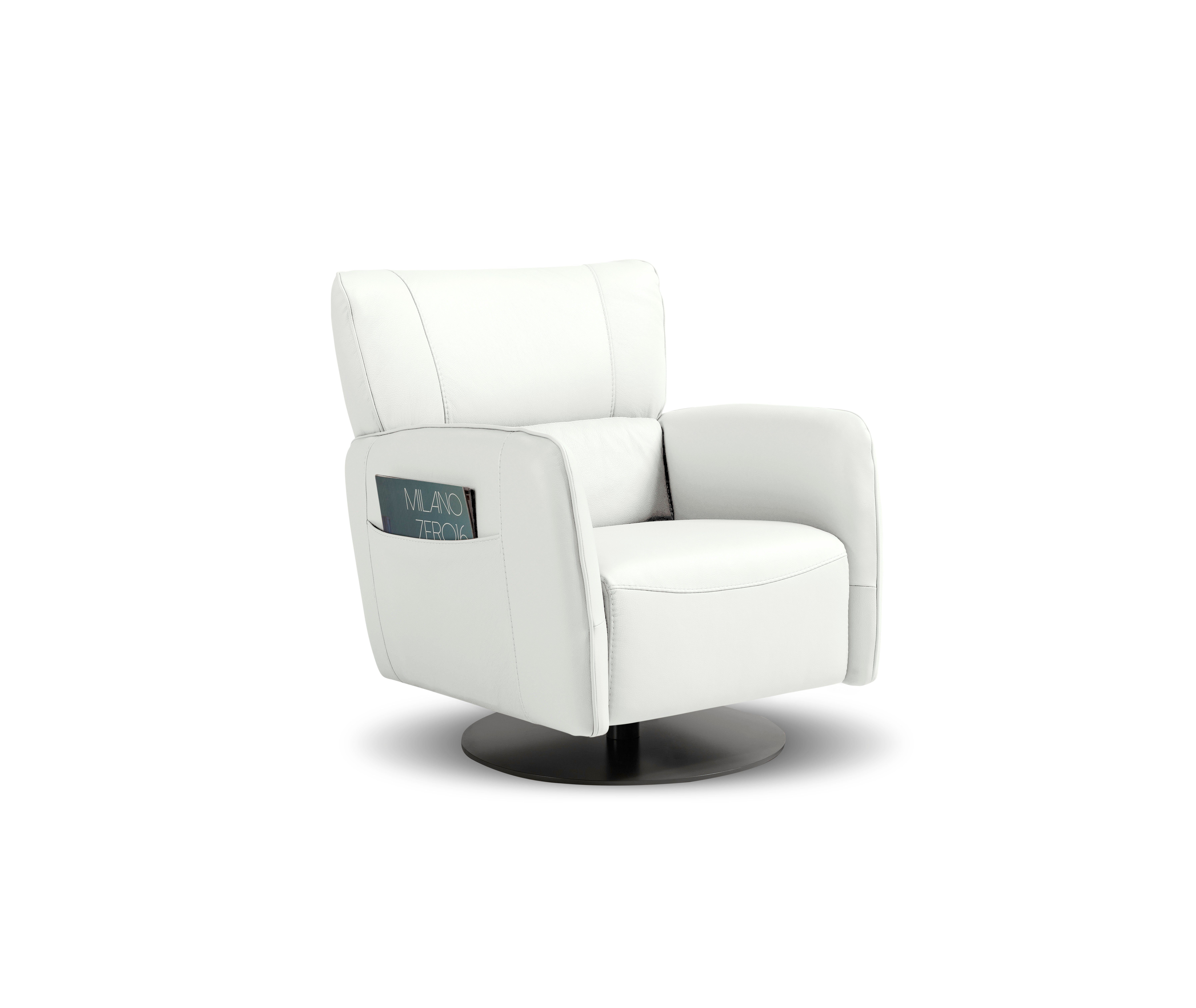 Egoitaliano Sessel Honey, inkl. seitlicher Einstecktasche, drehbar und mit Wipp-Funktion