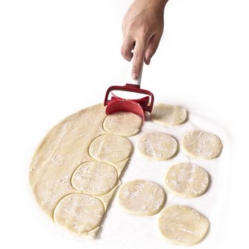 Rutaqian Teigschneider Ausstecher Teigschneider Keks, (Schnell Einfach Ravioli Kekse Knödel Former), für Plätzchen Dumpling Multifunktionale Küchenwerkzeug Zubehör
