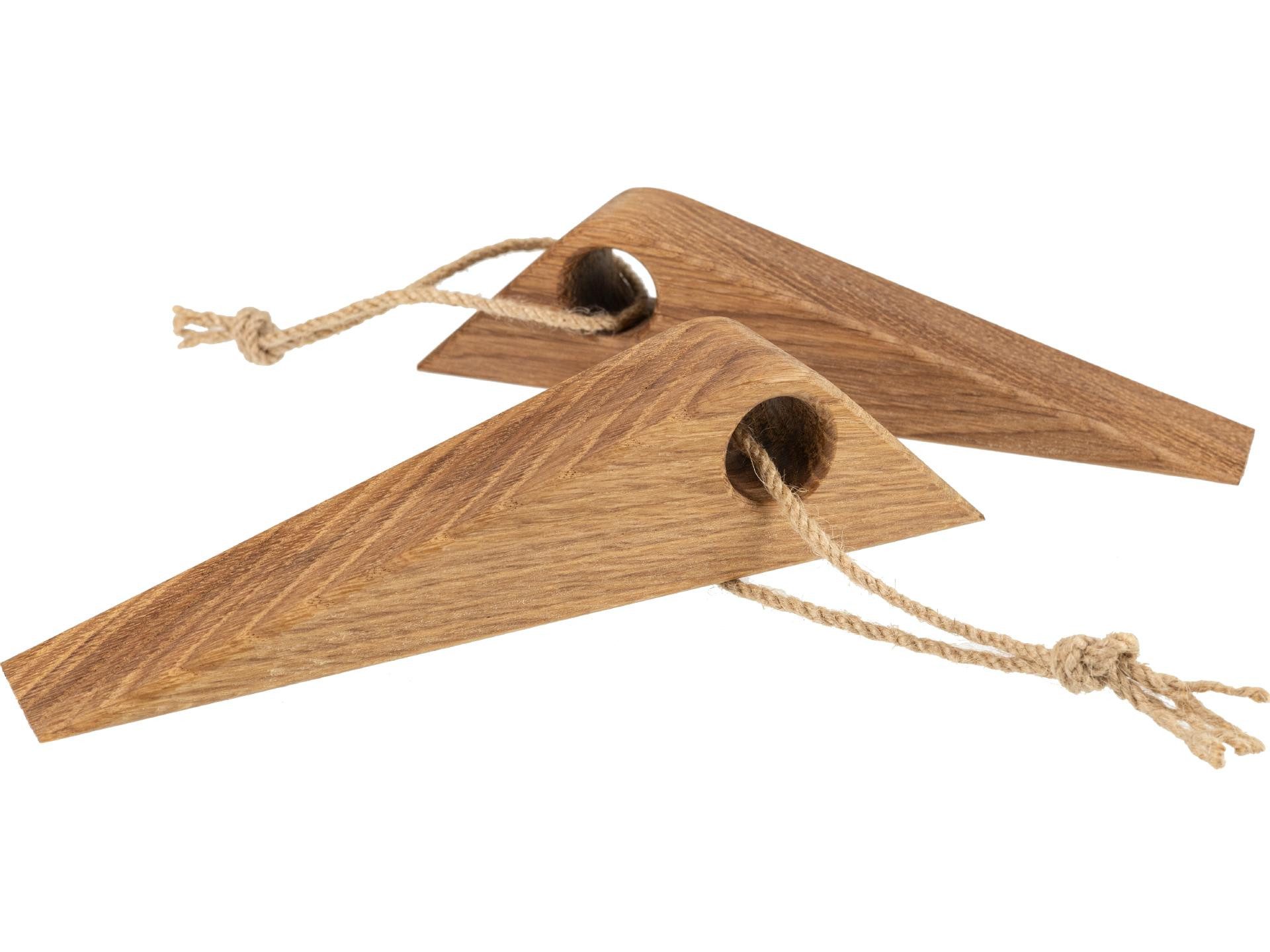Holz Frank Bodentürstopper Türstopper aus geölter Eiche mit Hanfkordel – ru günstig online kaufen