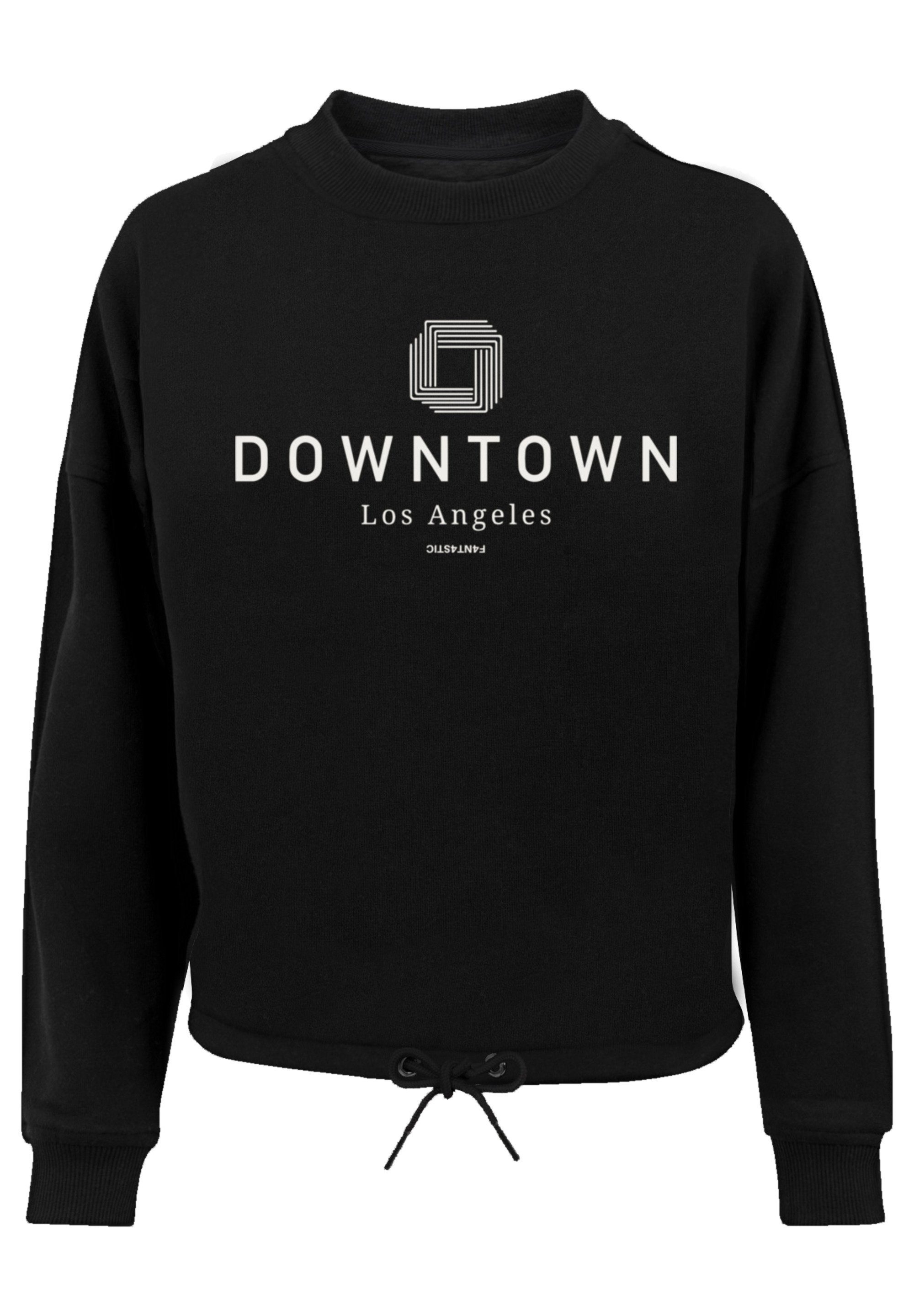 F4NT4STIC Downtown schwarz Print LA Sweatshirt