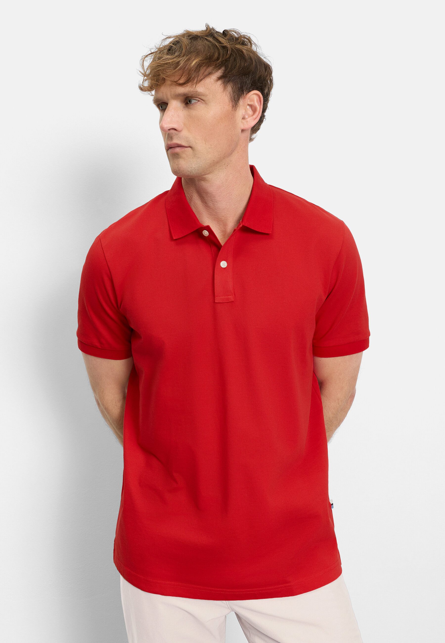 OLYMP Poloshirt OLYMP Casual Wirk, Polo