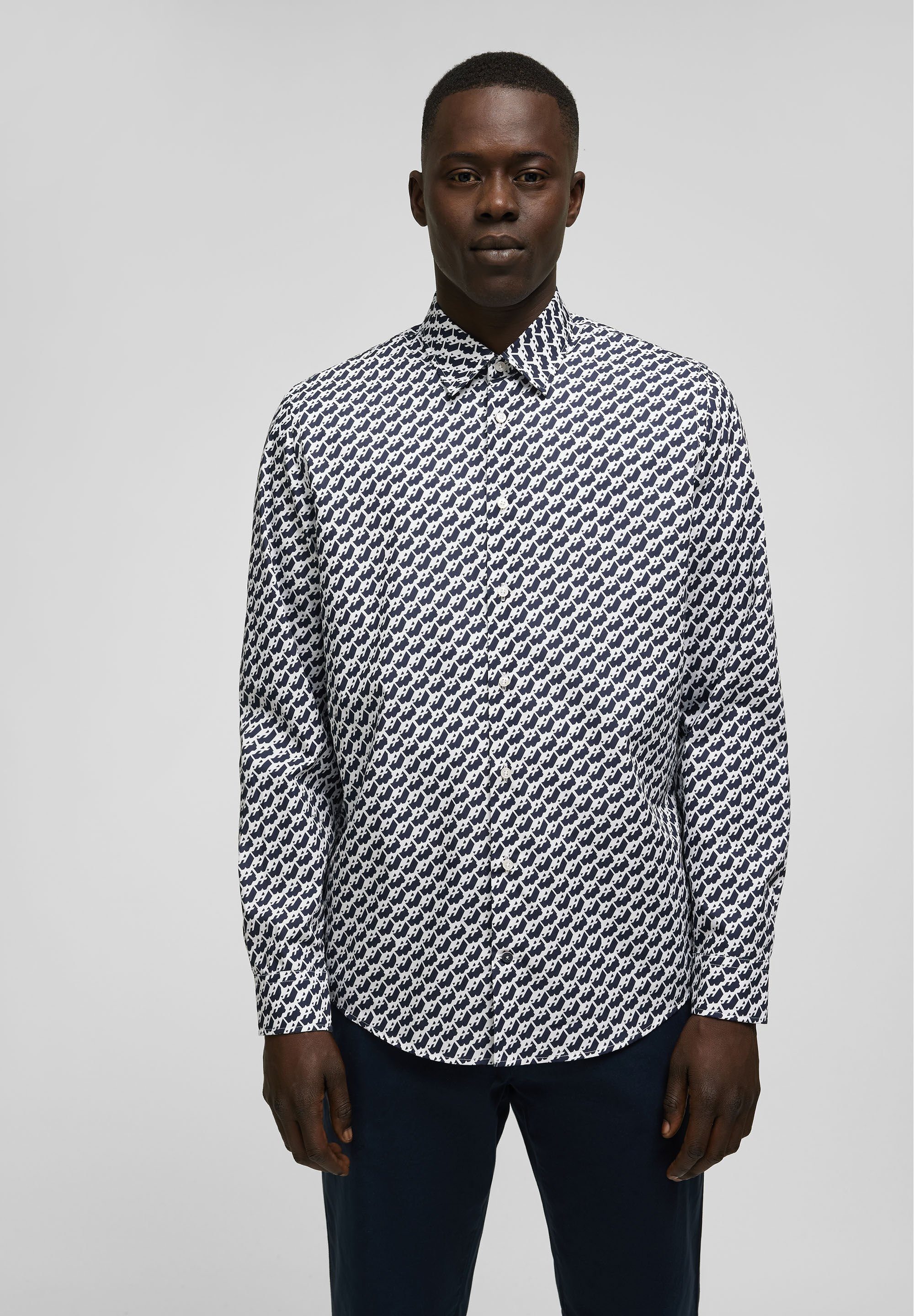 HECHTER PARIS Businesshemd aus hochwertiger Baumwolle