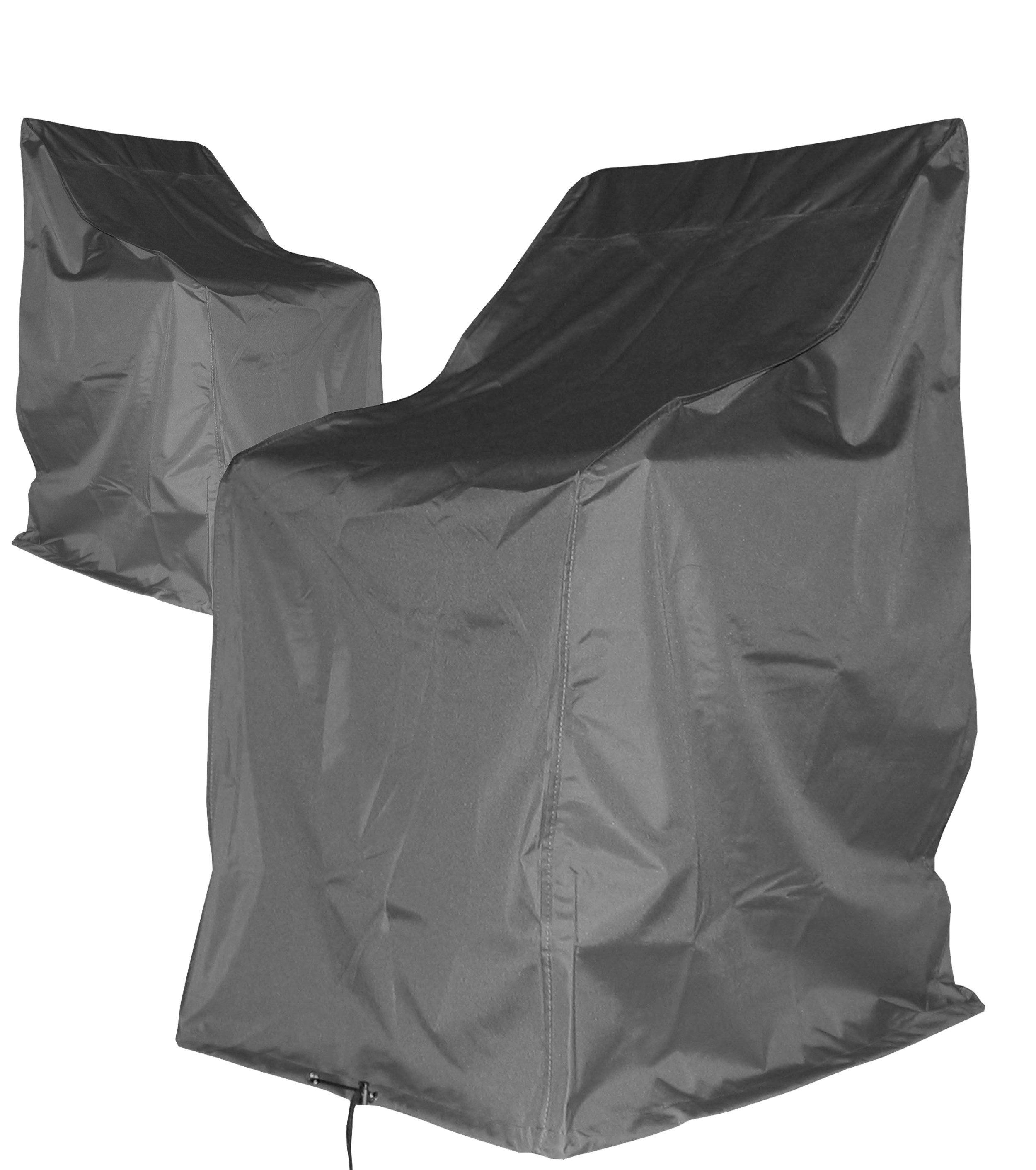 Quick Star Gartenmöbel-Schutzhülle 2 Stück Hochlehner- und Stapelstuhlhülle (2-St), 280g Polyester / PVC beschichtet