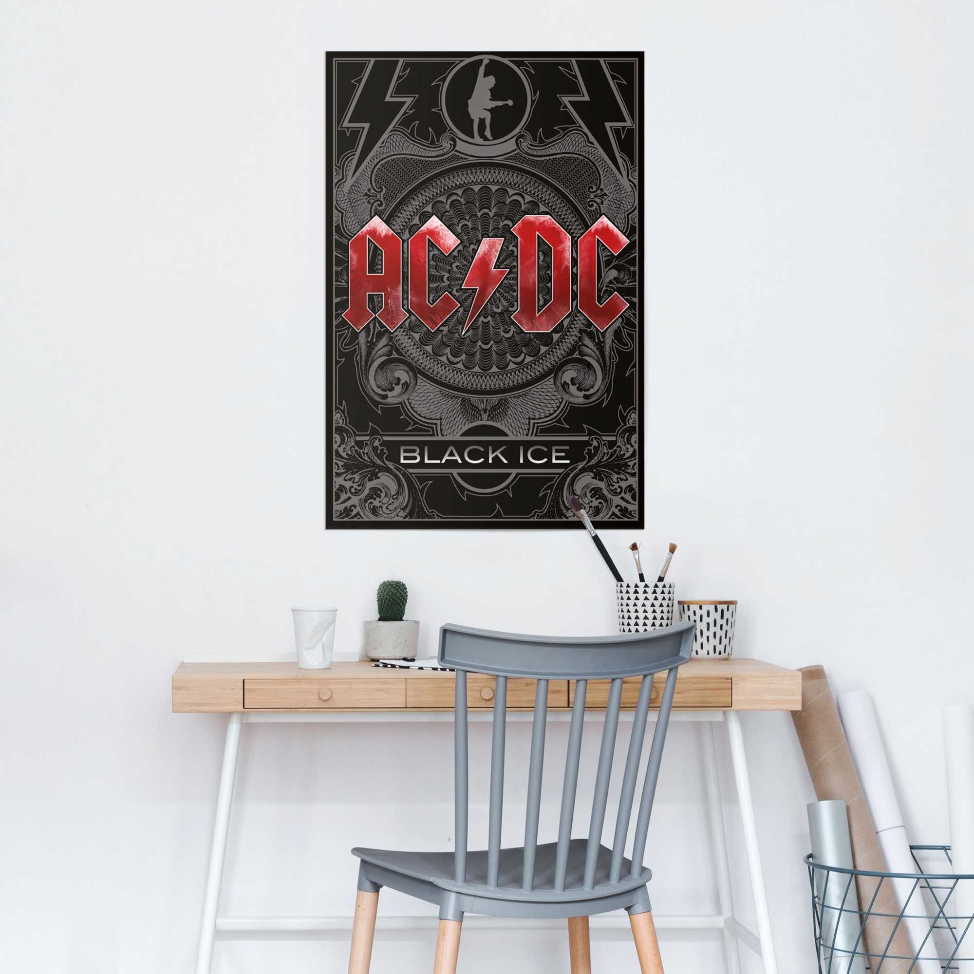 Reinders! Poster AC/DC ice, (1 Black St)