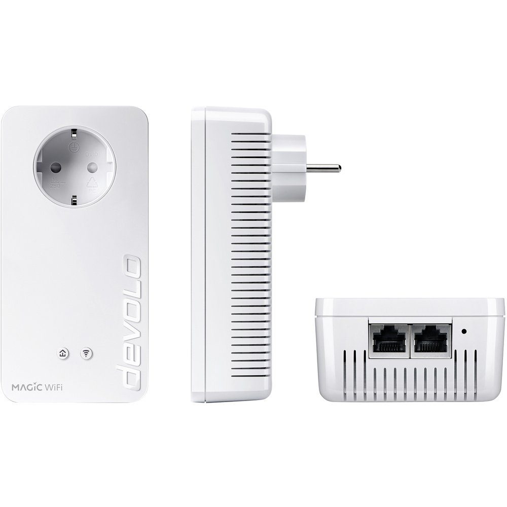 DEVOLO Devolo Magic 2 WiFi triple Streaming Kit Powerline WLAN Network Kit 87 Reichweitenverstärker