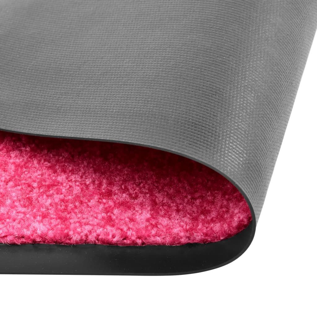 vidaXL Fußmatte Fußmatte Waschbar Rosa 40x60 günstig online kaufen