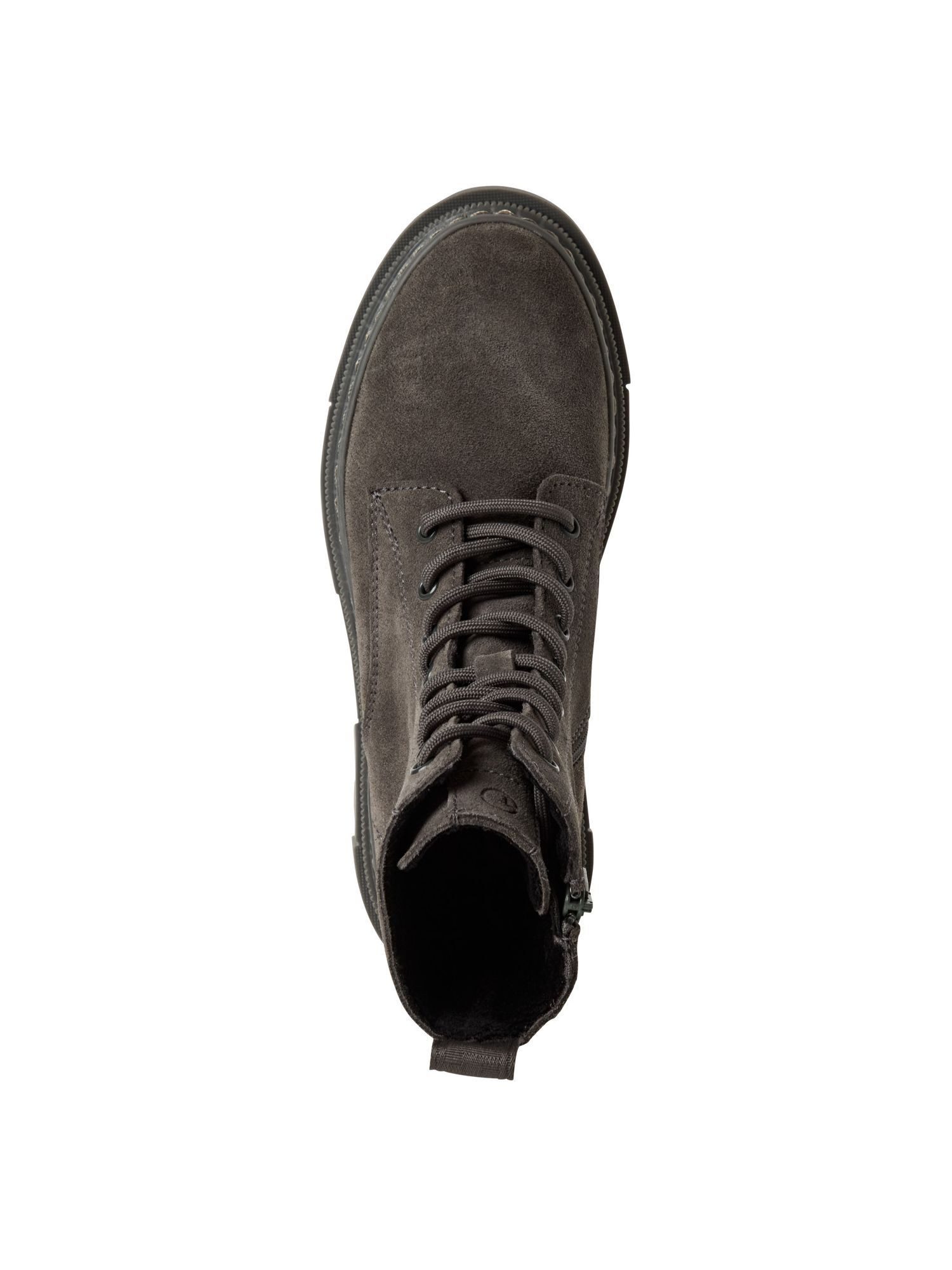 Tamaris COMFORT-Lining, Removable Sock aus Leder Schnürstiefelette COMFORT-Lining