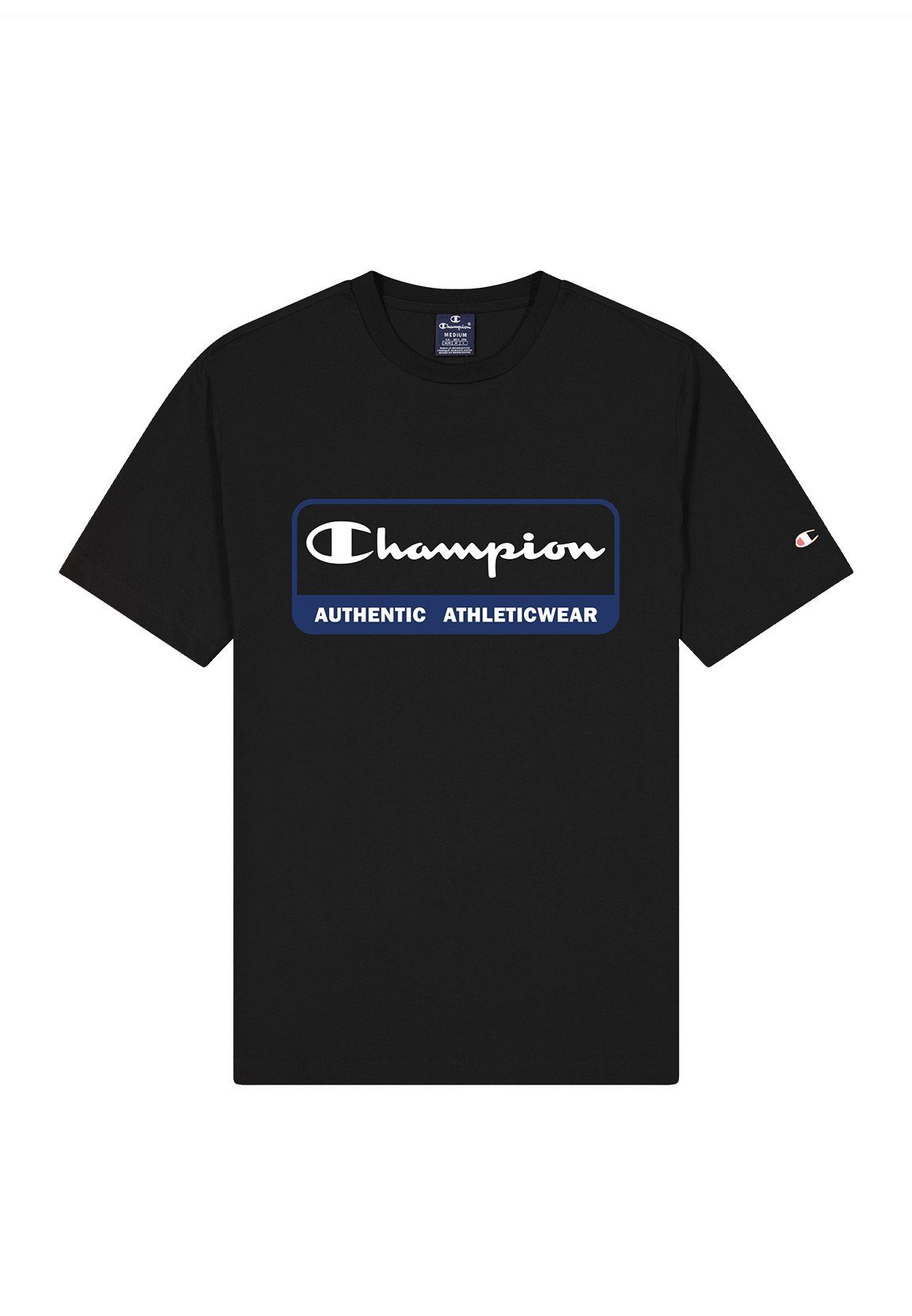 Champion T-Shirt Champion Herren T-Shirt 219165 KK001 NBK Schwarz