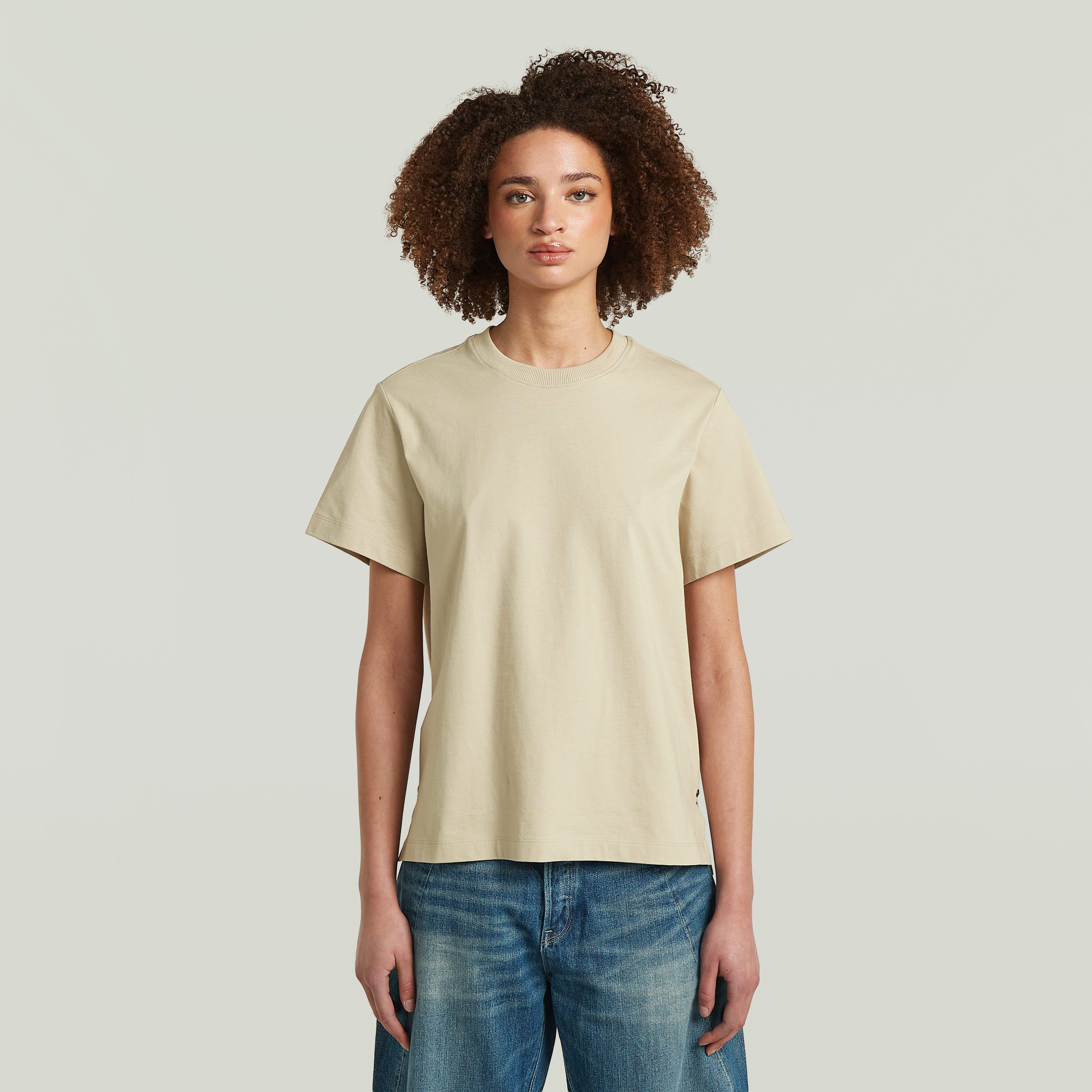 G-STAR T-Shirt Unit r t wmn aus reiner Baumwolle, Rundhals