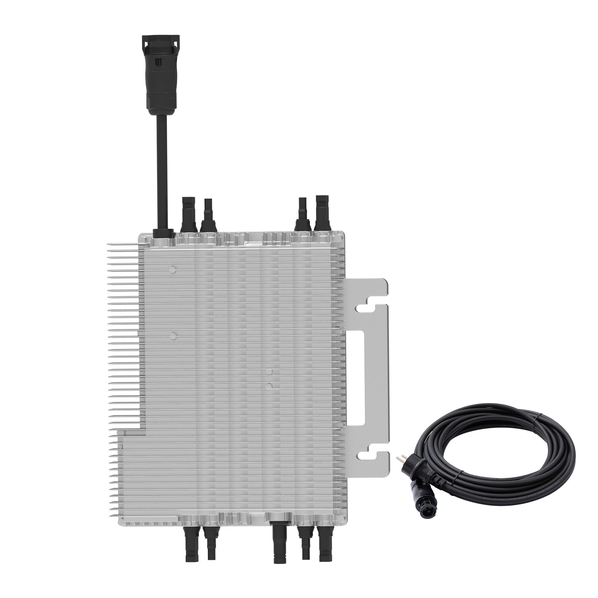 SolarMars Wechselrichter 2000W, (Mikrowechselrichter Balkonkraftwerk für 4 Solarmodule), inkl. integrierter WLAN, VDE Zertifiziert, Plug & Play (10M Kabel)