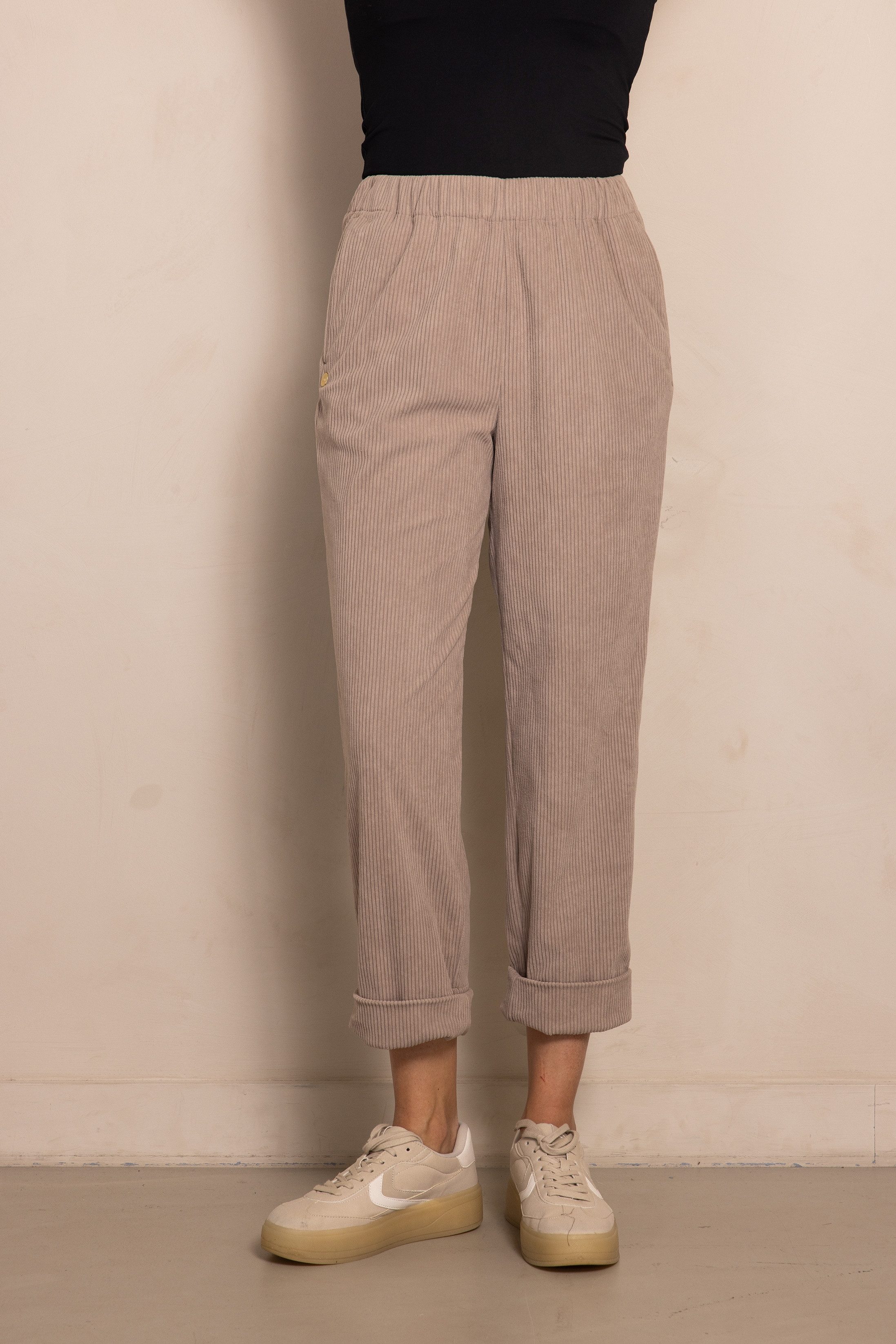 Zhrill Cordhose ZHPIA mit aufgesticktem Logo-Detail günstig online kaufen