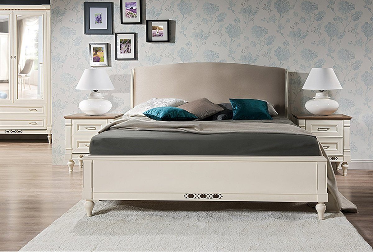 Lederbett Doppelbett Bett, Designer Betten Ehebett Model JVmoebel Bett - FL-B2