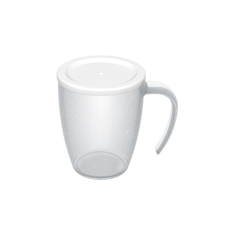 Ornamin Becher Kaffeebecher, Henkelbecher l Mehrwegbecher l Campingbecher l Kaffeetasse