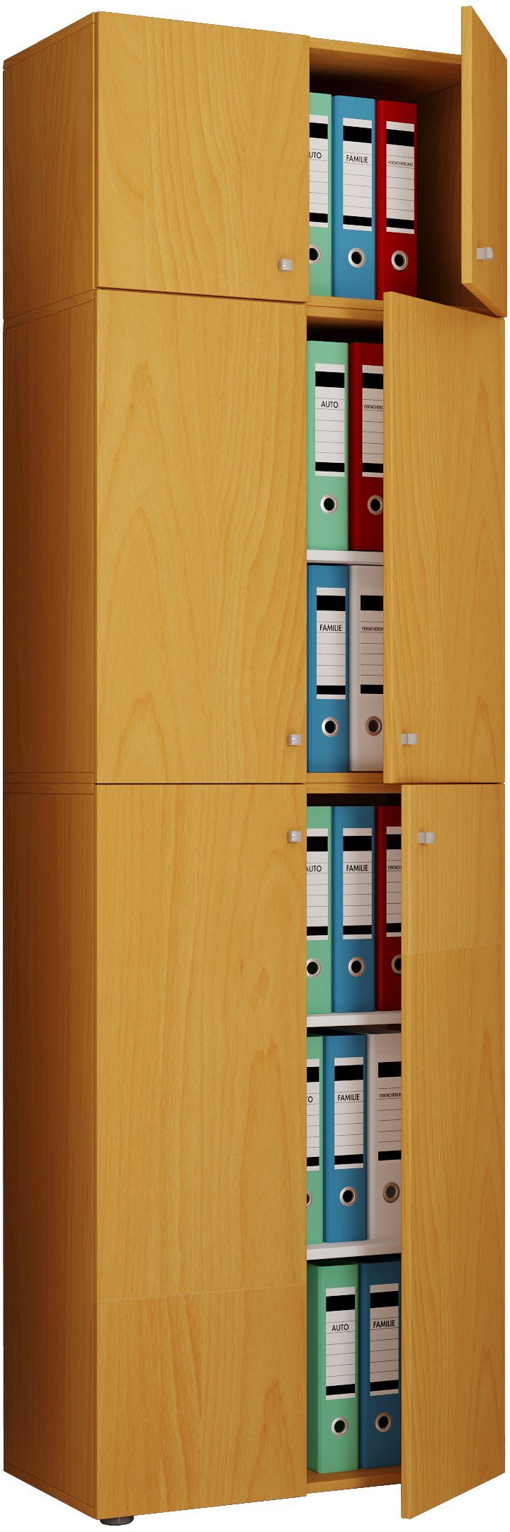 VCM Aktenschrank XXL Büroschrank Aktenschrank Schrank Lona 5fach A