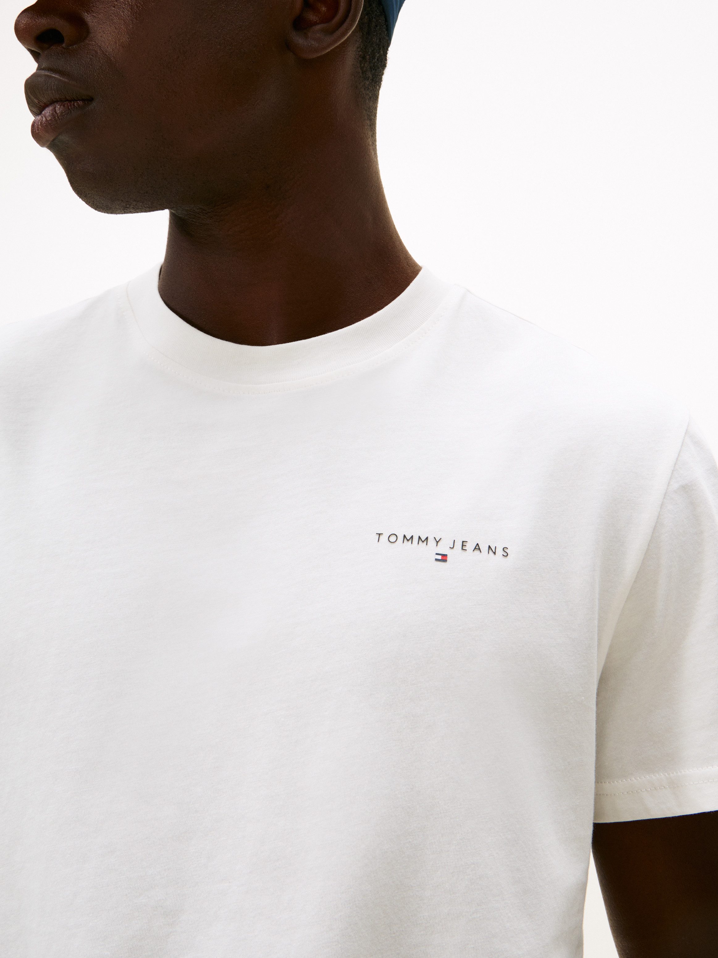 Tommy Jeans T-Shirt TJM SLIM FIT LINEAR 2PACK (Packung, 2-tlg) Rundhals, Jersey – Bild 4 von 5