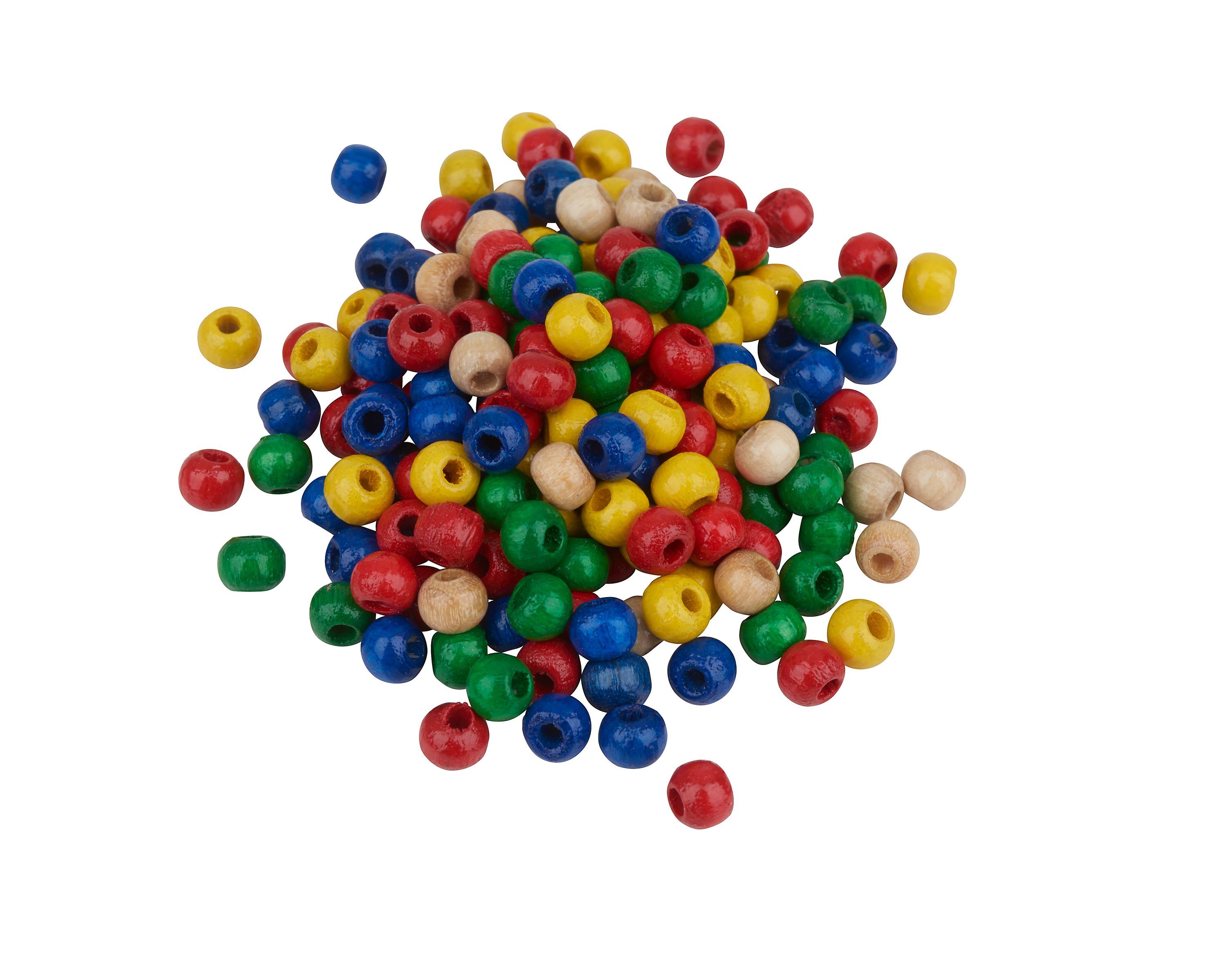 MEYCO Hobby Bastelperlen, (165-tlg), Ø 4 mm, 165 Stück