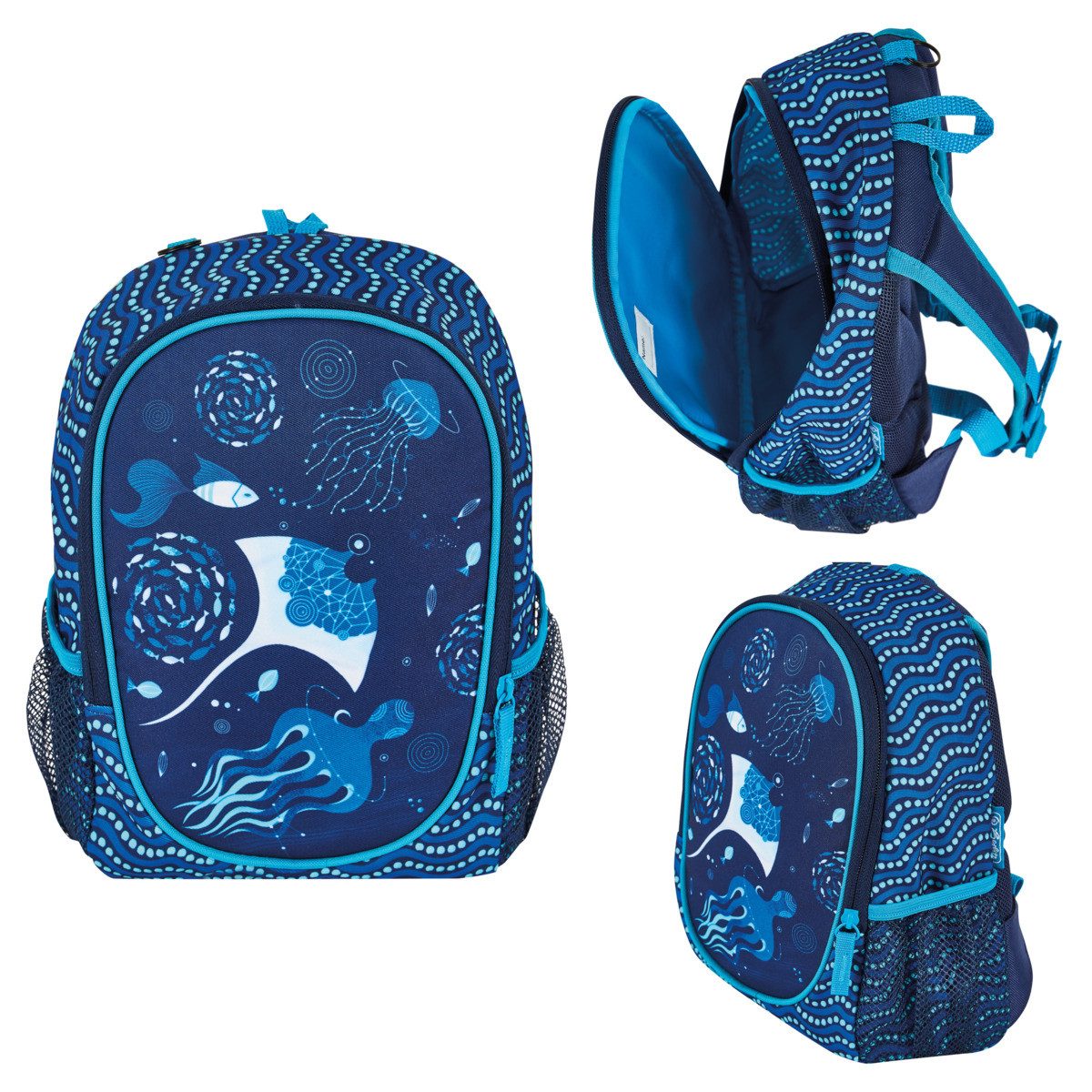 HAMELIN PAPERBRANDS Kinderrucksack herlitz Kinderrucksack Rookie Deep Ocean