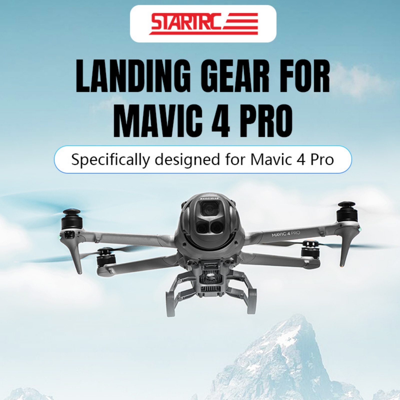 STARTRC Action Cam-Halterung Landegestell für DJI Mavic 4 Pro Faltbar Erhöht Anti-Sturz Schutz