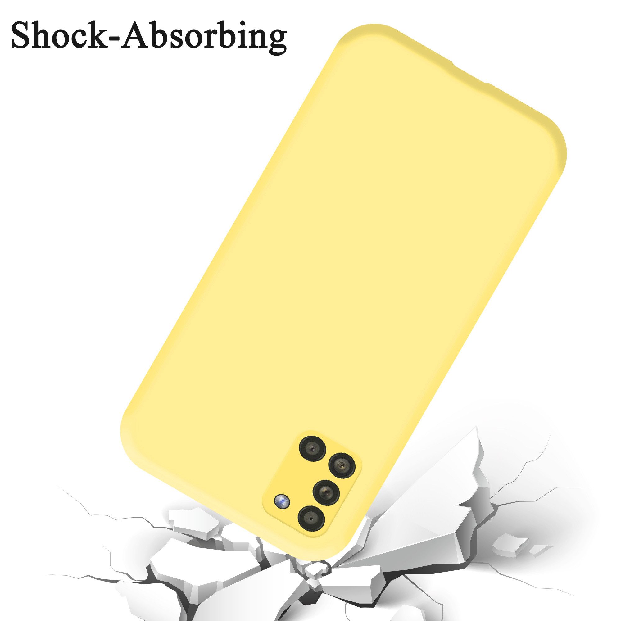 Cadorabo Handyhülle für Samsung Galaxy A31 Hülle Samsung Galaxy A31, Flexible Hülle TPU Silikon Schutzhülle Back Cover Case