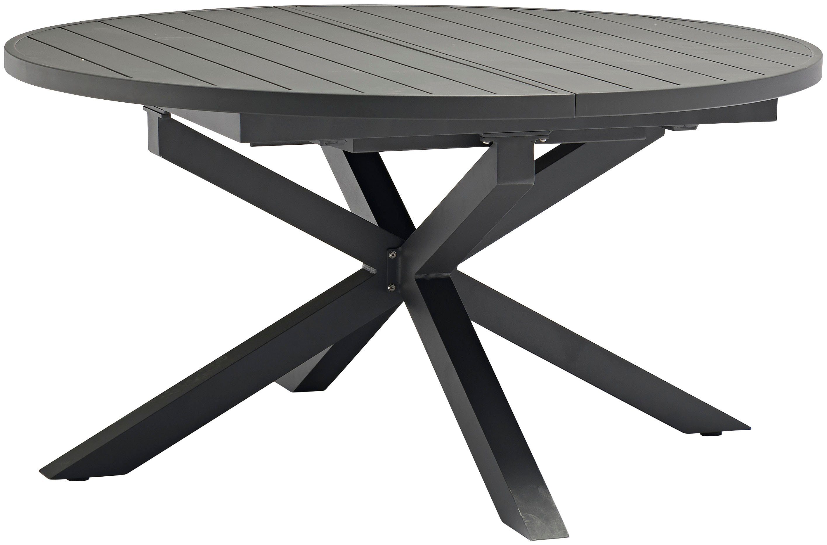 Destiny Esstisch ARONA, Ø145/ (oval 199x145)x75cm, Aluminium