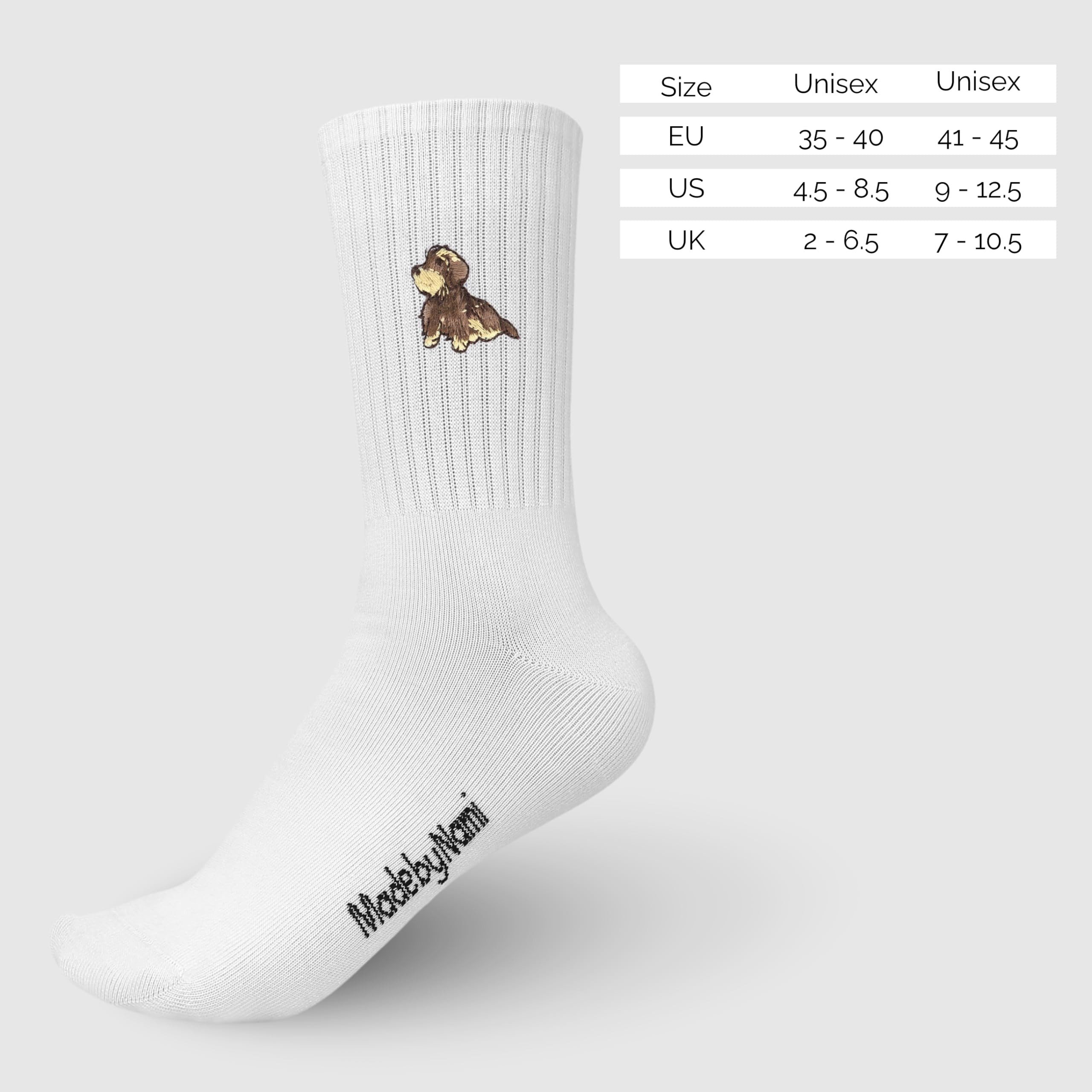 Made by Nami Socken 3 Paar Lustige Socken Damen & Herren mit Motiv im Set (Set, 3 Paar) Festival Accessoires, Motiv Dackel – Bild 4 von 5