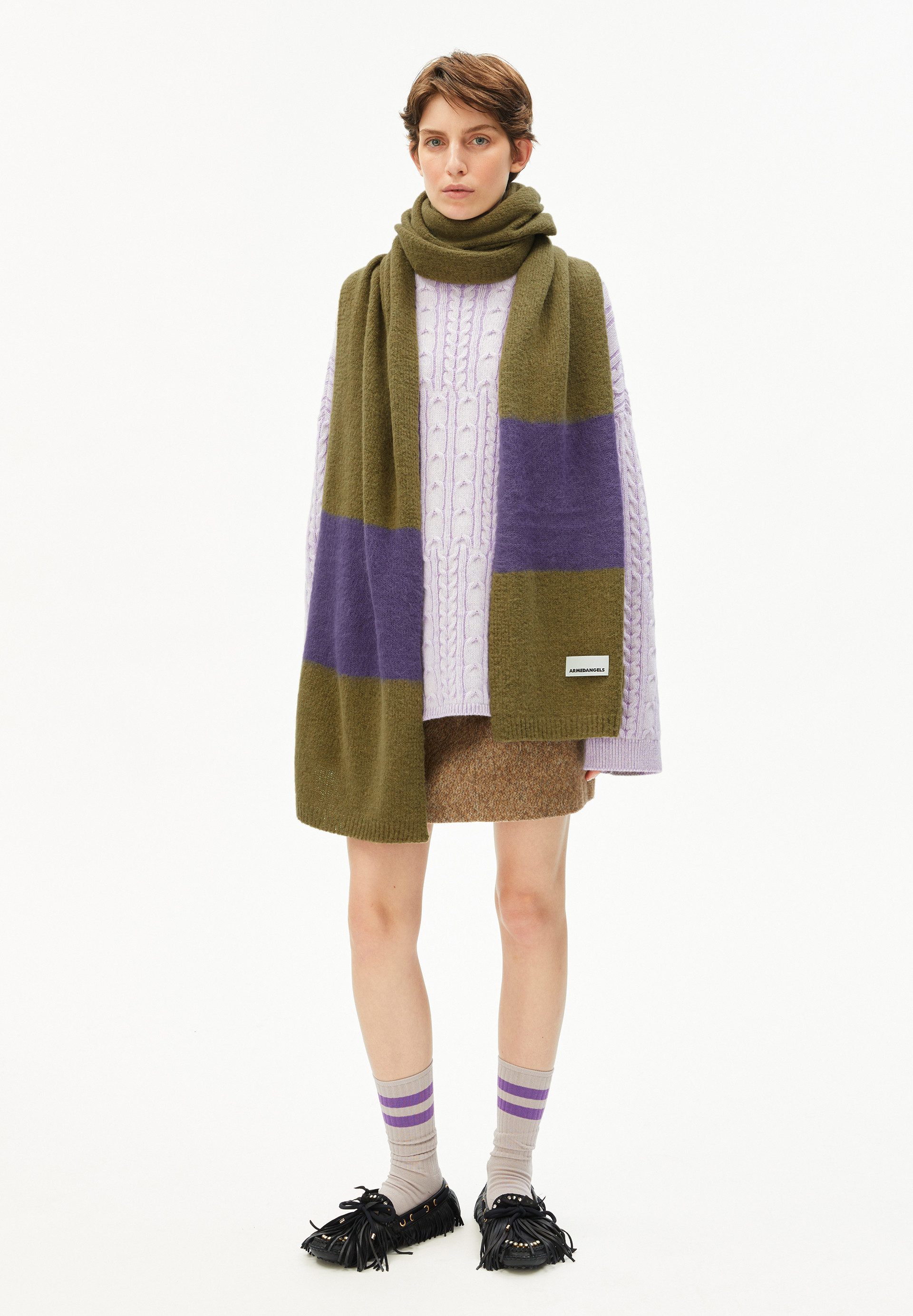 Armedangels Schal SAABE STRIPED UN-WASTED Unisex