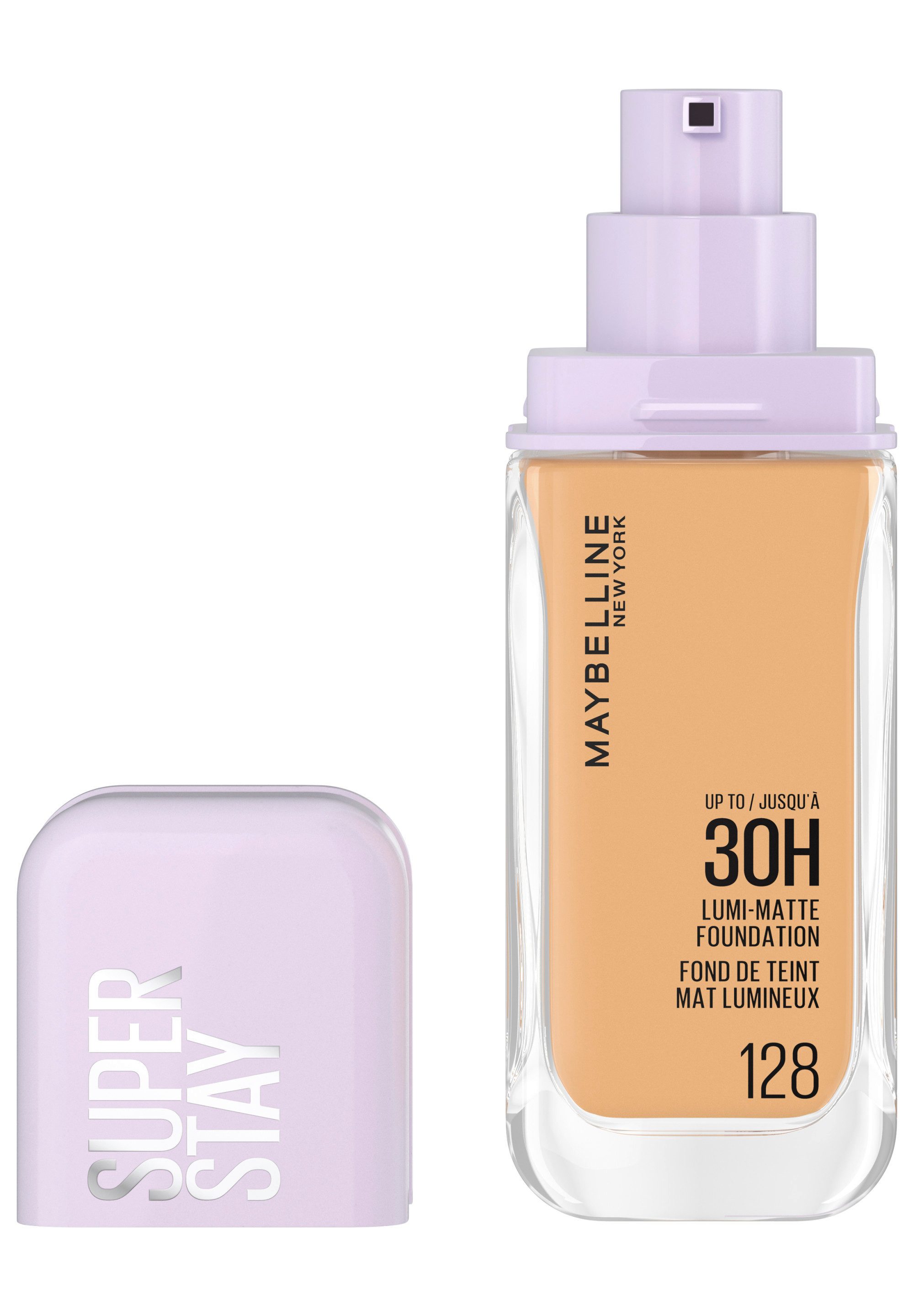 MAYBELLINE NEW YORK Foundation SUPER STAY LUMI MATTE FOUNDATION, mittlere bis hohe Deckkraft, ultra-frisches mattes Finish