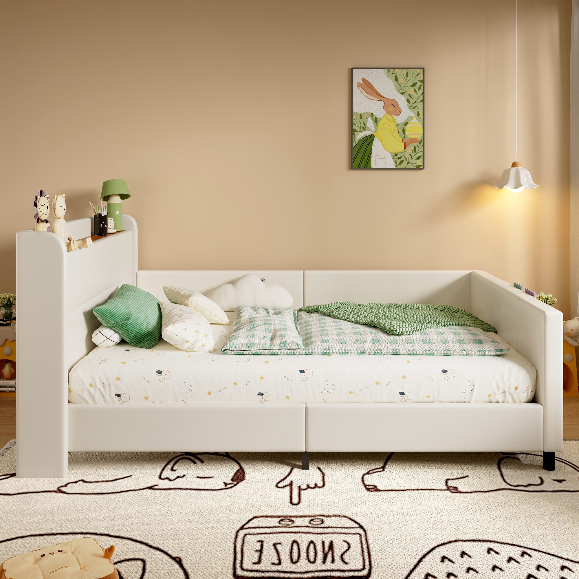 Flieks Polsterbett, Kinderbett Spleißbett 90x200cm mit günstig online kaufen