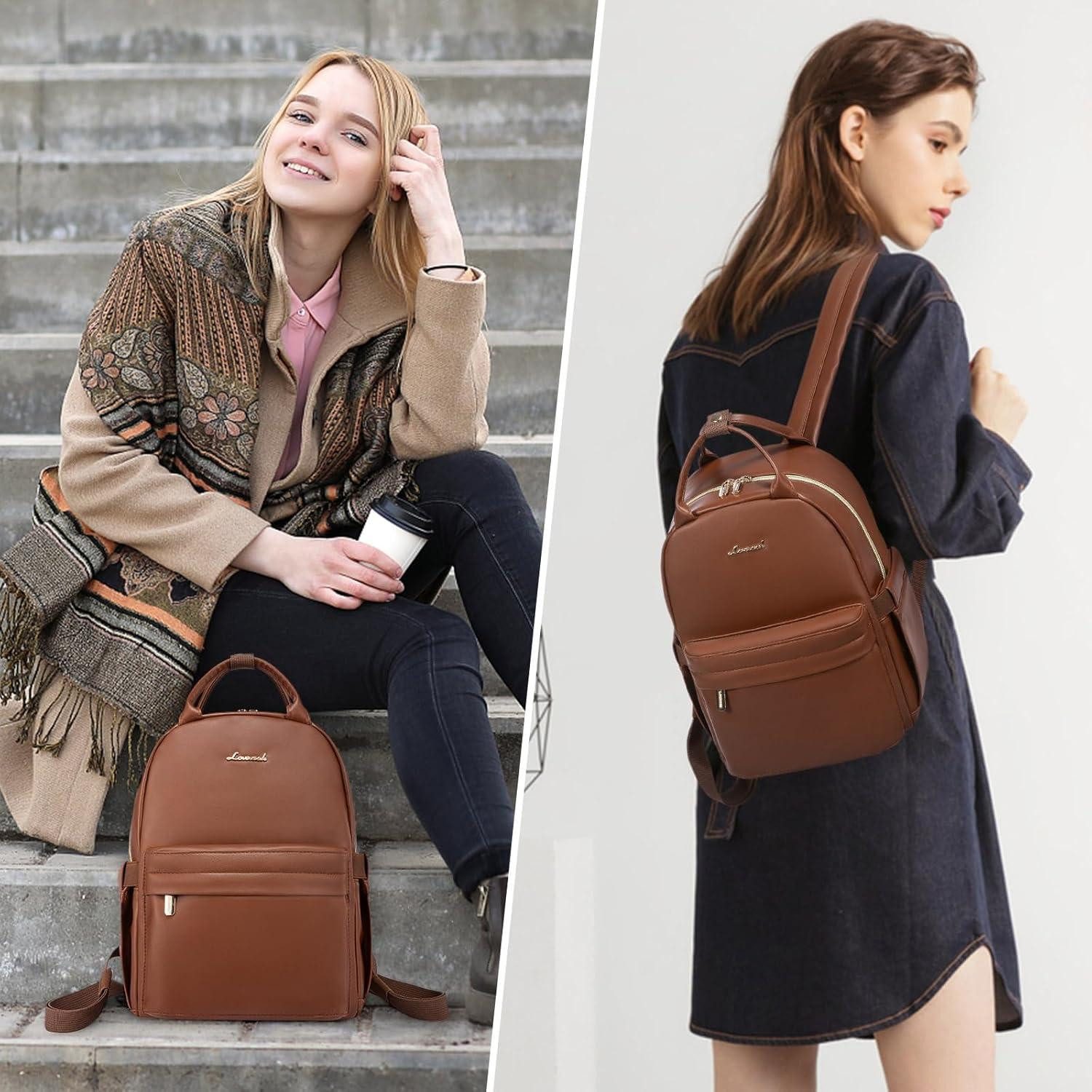 LuxusKollektion Cityrucksack Kleiner Leder Damen Rucksack günstig online kaufen