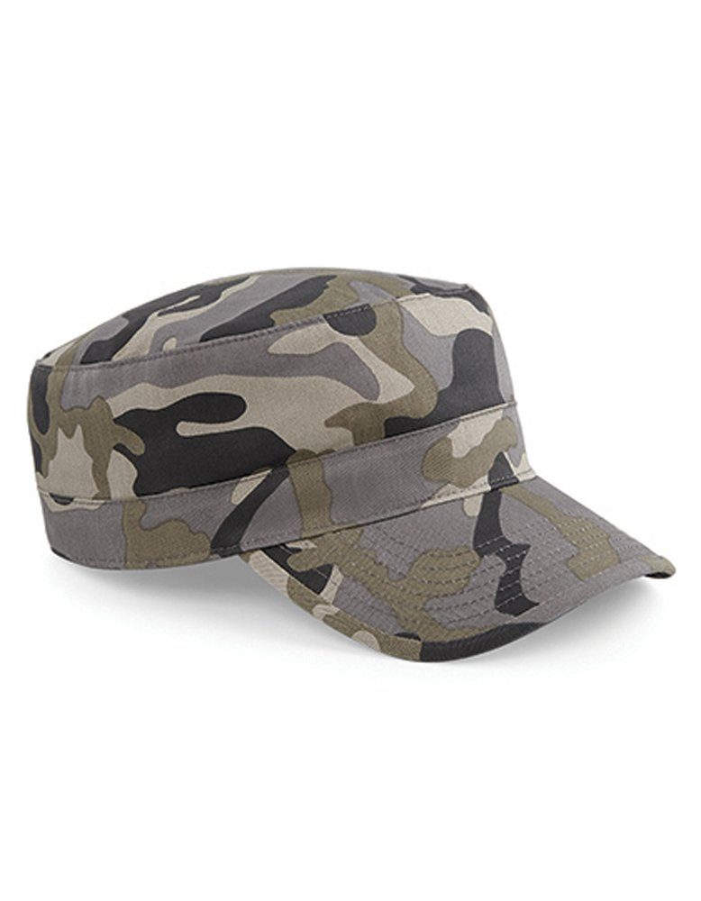 Beechfield® Army Cap Camouflage Cuba Kappe Gebogener Schirm Field Camo