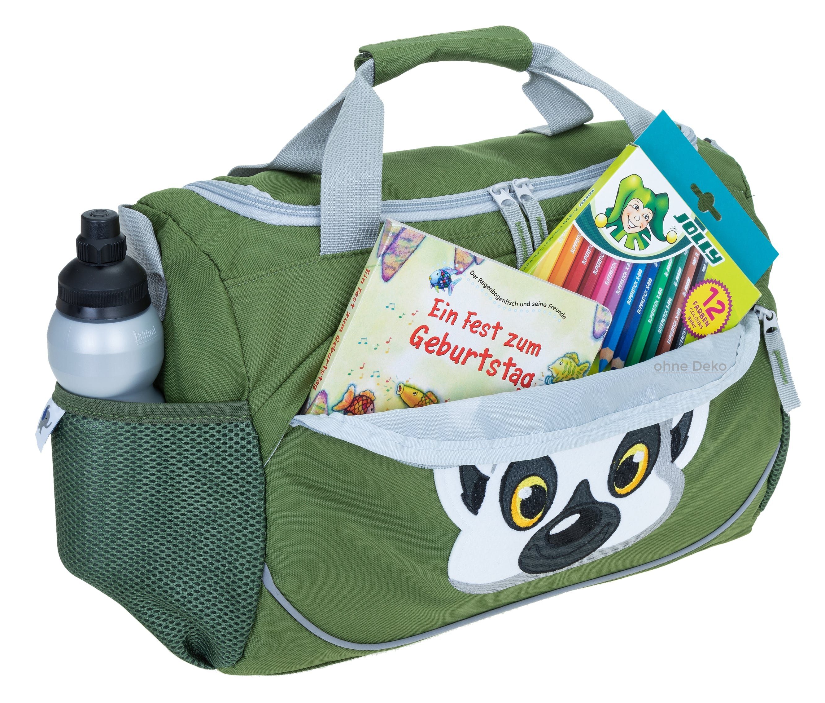 ELEPHANT Sporttasche Kids Kindersporttasche klein 38 cm Tiere, Kinder Tasche Turntasche Tiere