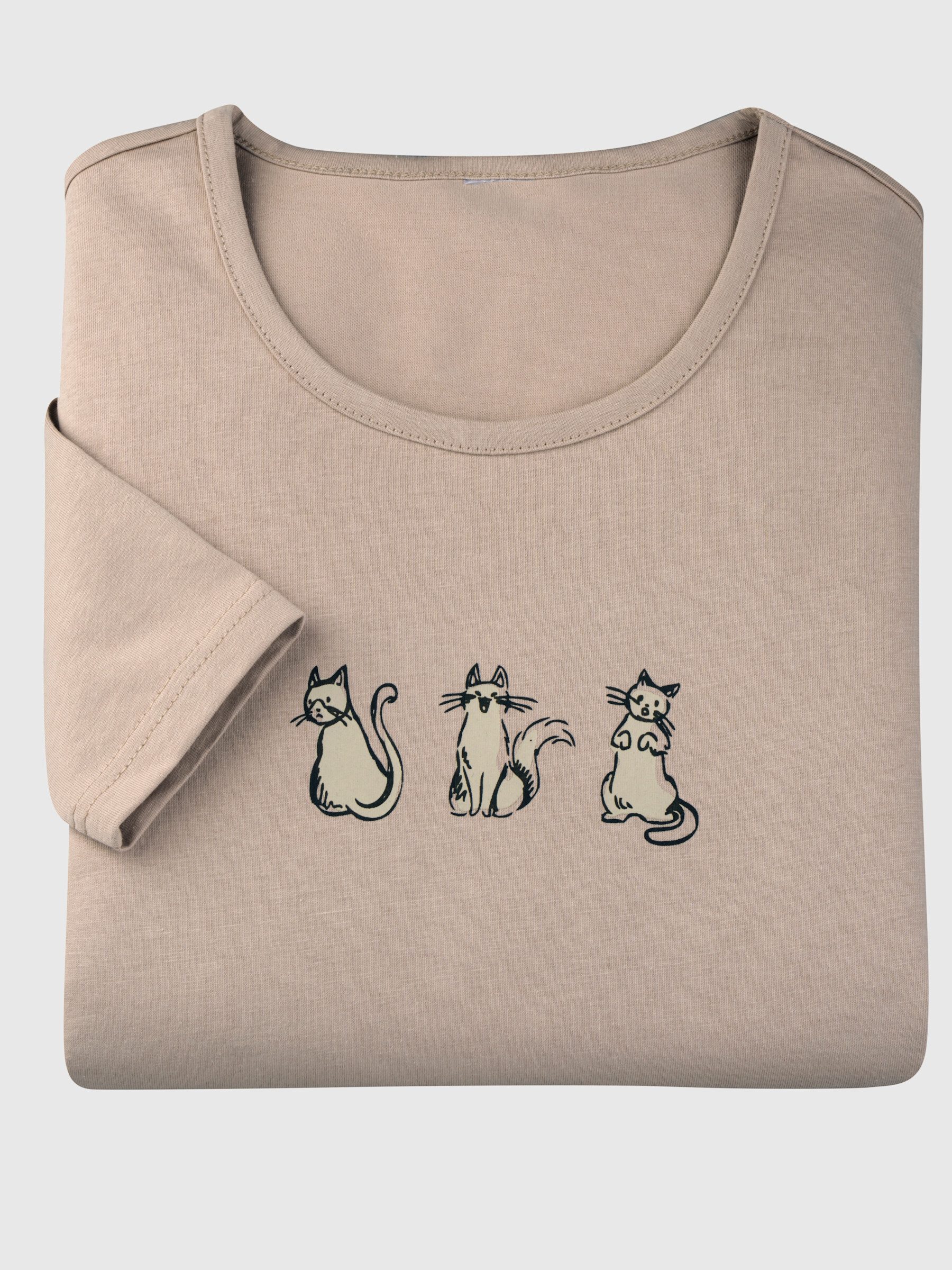 Sieh an! T-Shirt Rundhals-Shirt Langarm – Bild 2 von 5