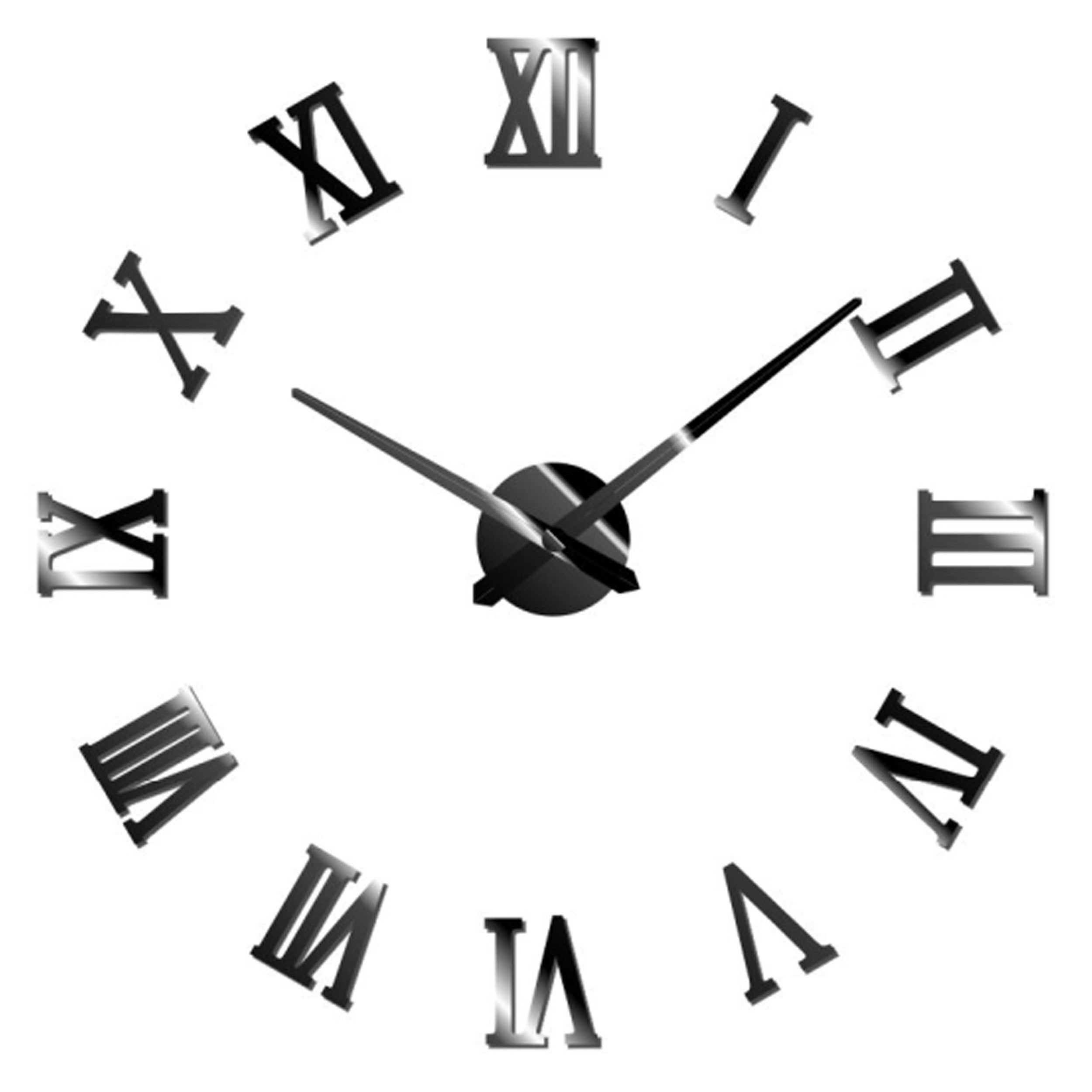 Miraval Wanduhr Miraval DIY Wanduhr Schwarz 119 mm günstig online kaufen