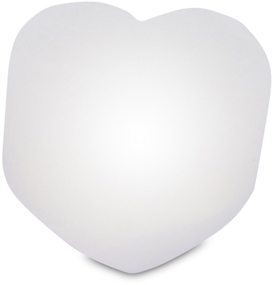 HIMALAYA SALT DREAMS Salzkristall-Tischlampe Herz, LED wechselbar, Warmweiß, Handgefertigt aus Salzkristall - jeder Stein ein Unikat, H: ca.6 cm