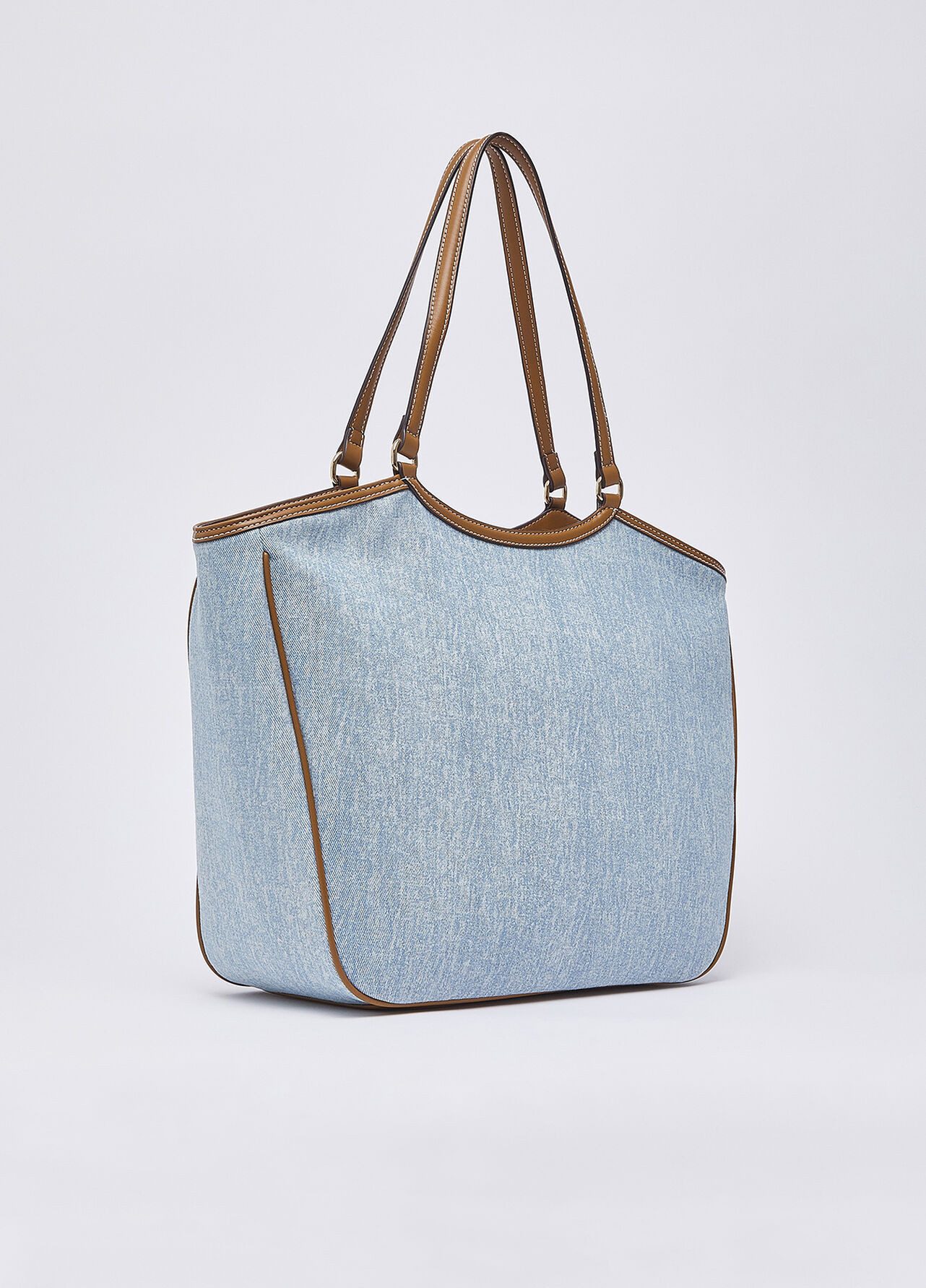 Liu Jo Schultertasche Große Bag aus Denim - Tasche Damen - Shoppernag - Denimtasche