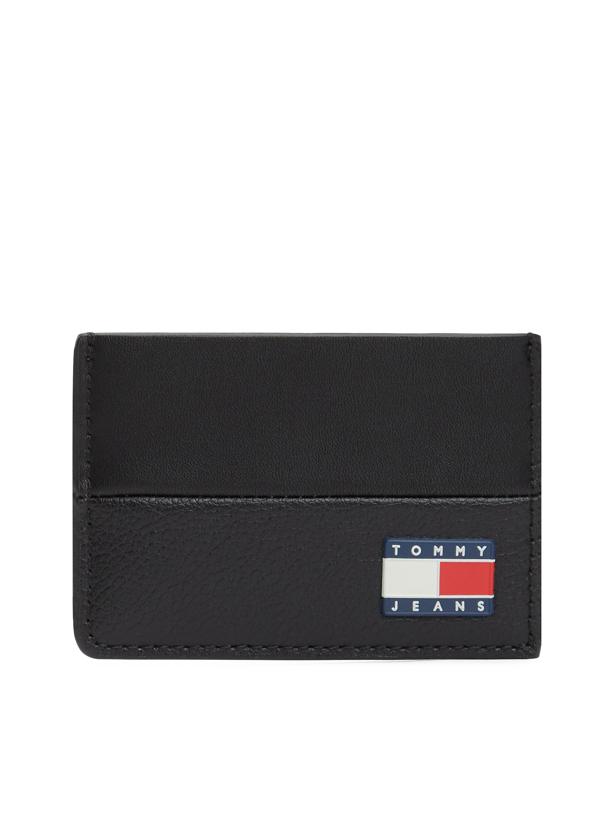 Tommy Jeans Kartenetui TJM HERITAGE CC HOLDER, Unisex Mini-Geldbeutel, Portemonnaie zum Klappen