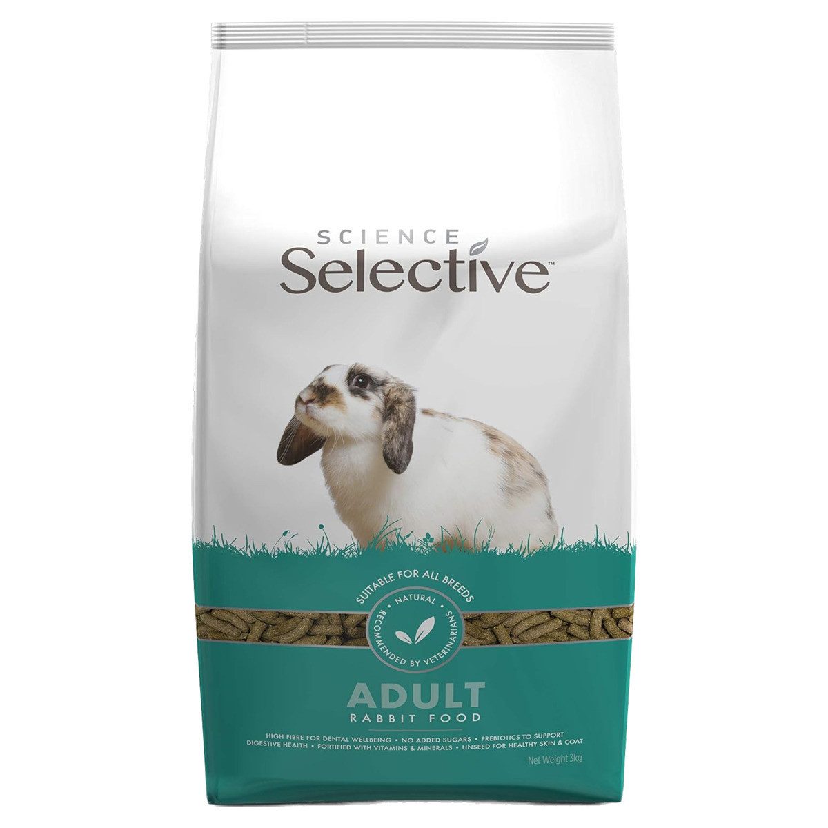 Supreme Science Selective Rabbit 3 kg, Trockenfutter für: Kleintier