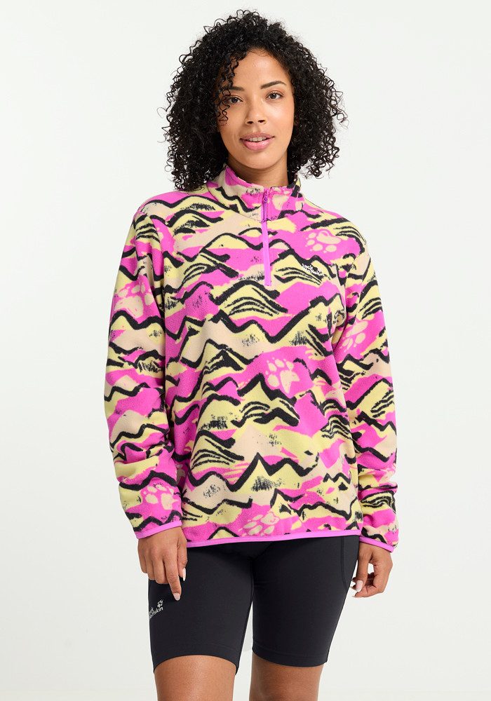 Jack Wolfskin Strickfleece-Pullover PAW ERA 100 PRINT HZ W günstig online kaufen